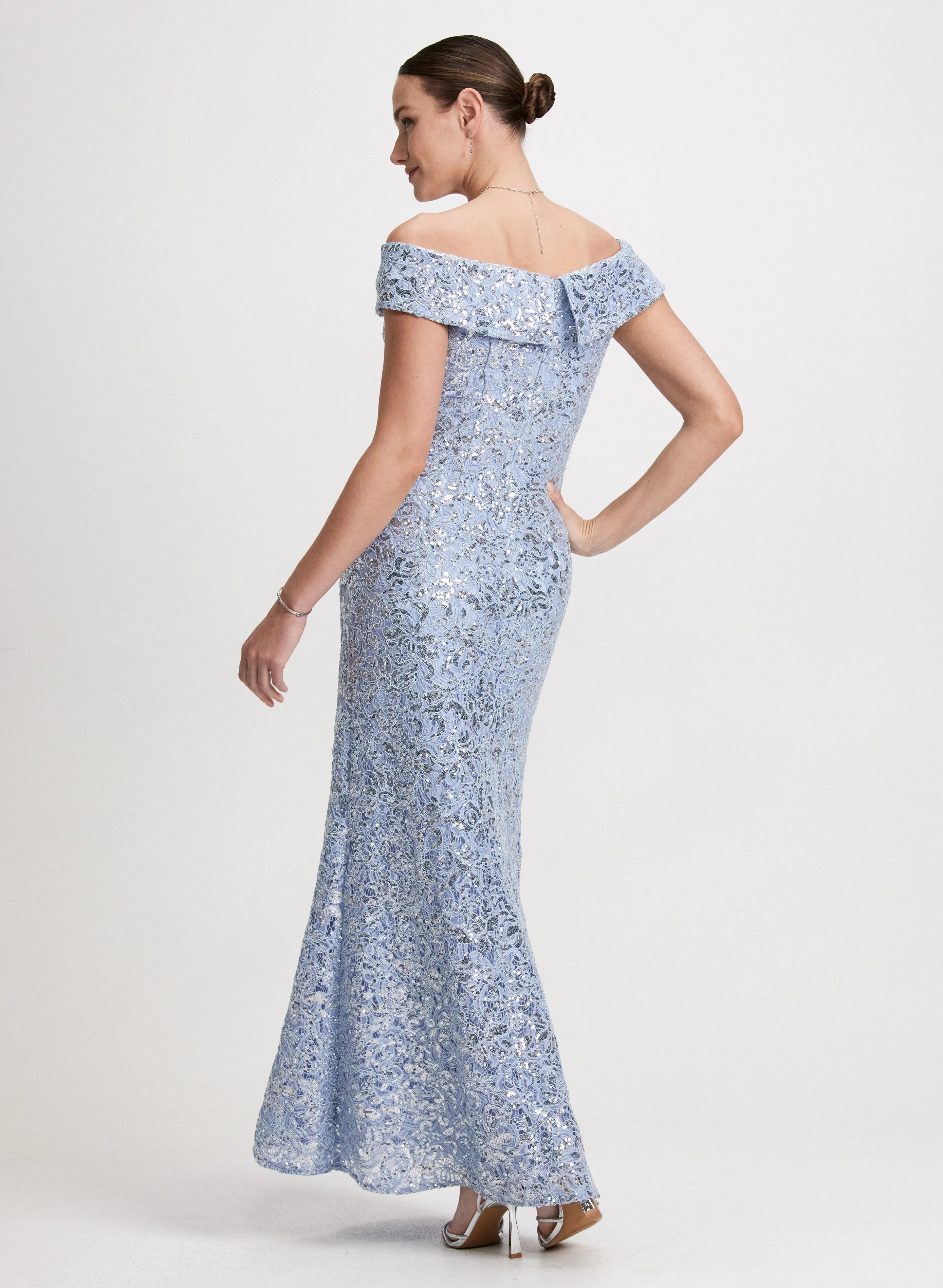 Sequin Lace Dress sold by Laura product image thumbnail 3