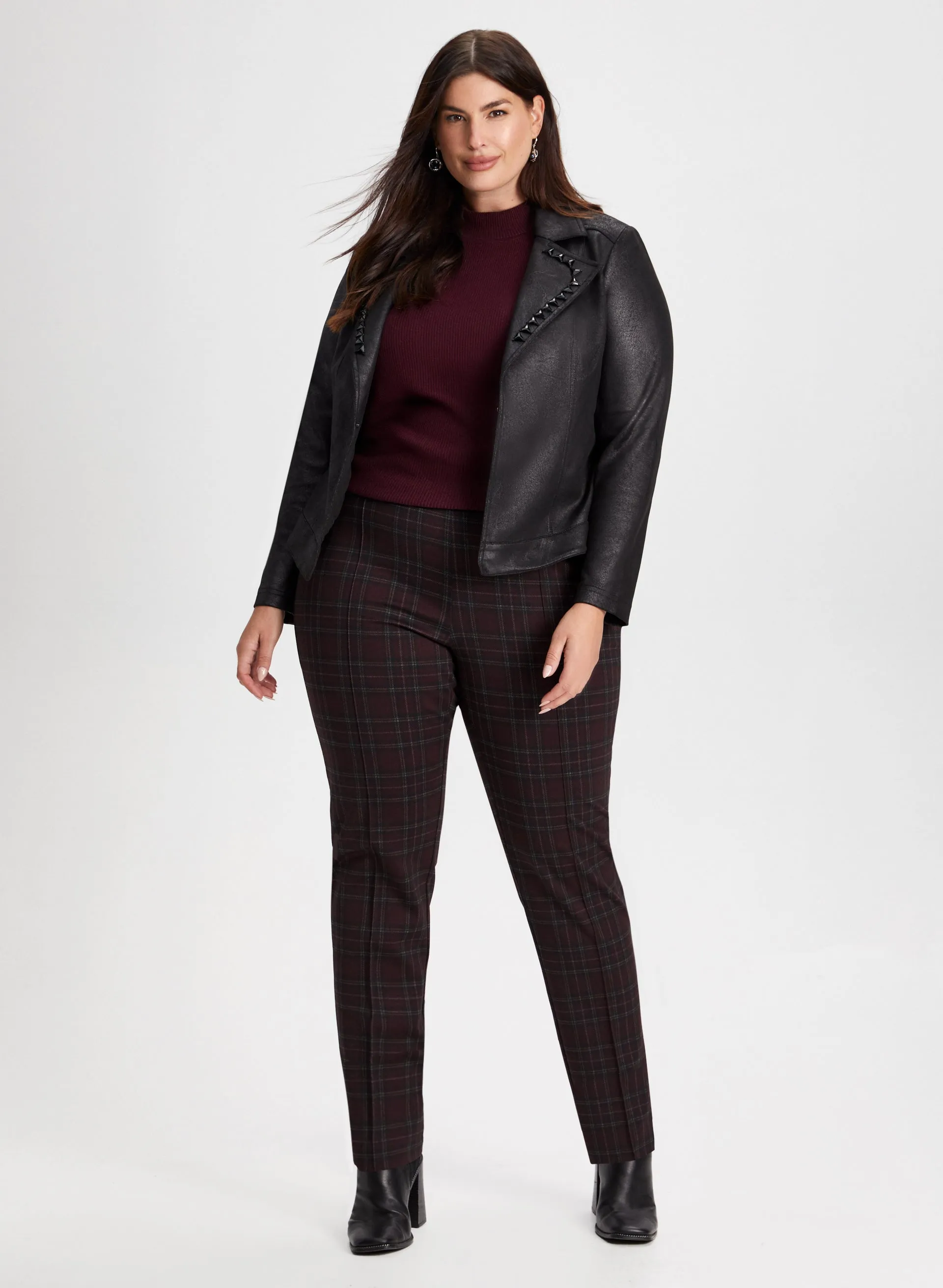 Faux Suede Stud Detail Jacket sold by Laura product image thumbnail 3