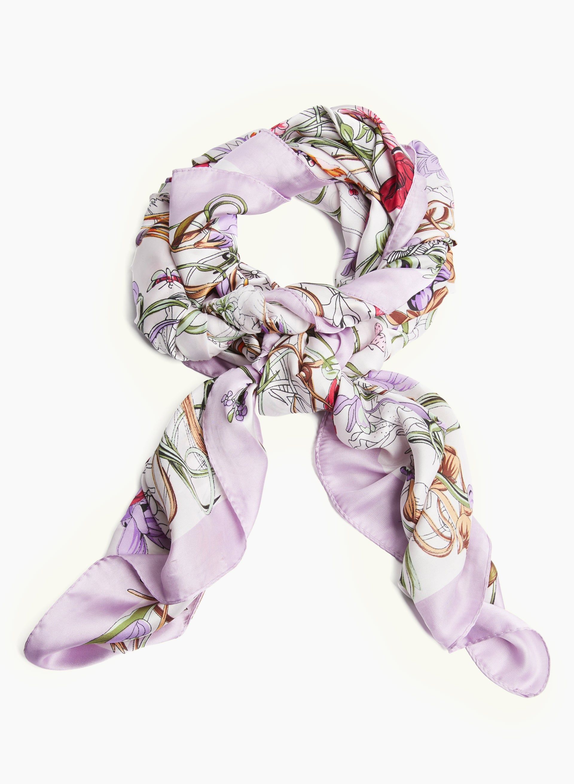 Floral Print Scarf sold by Laura