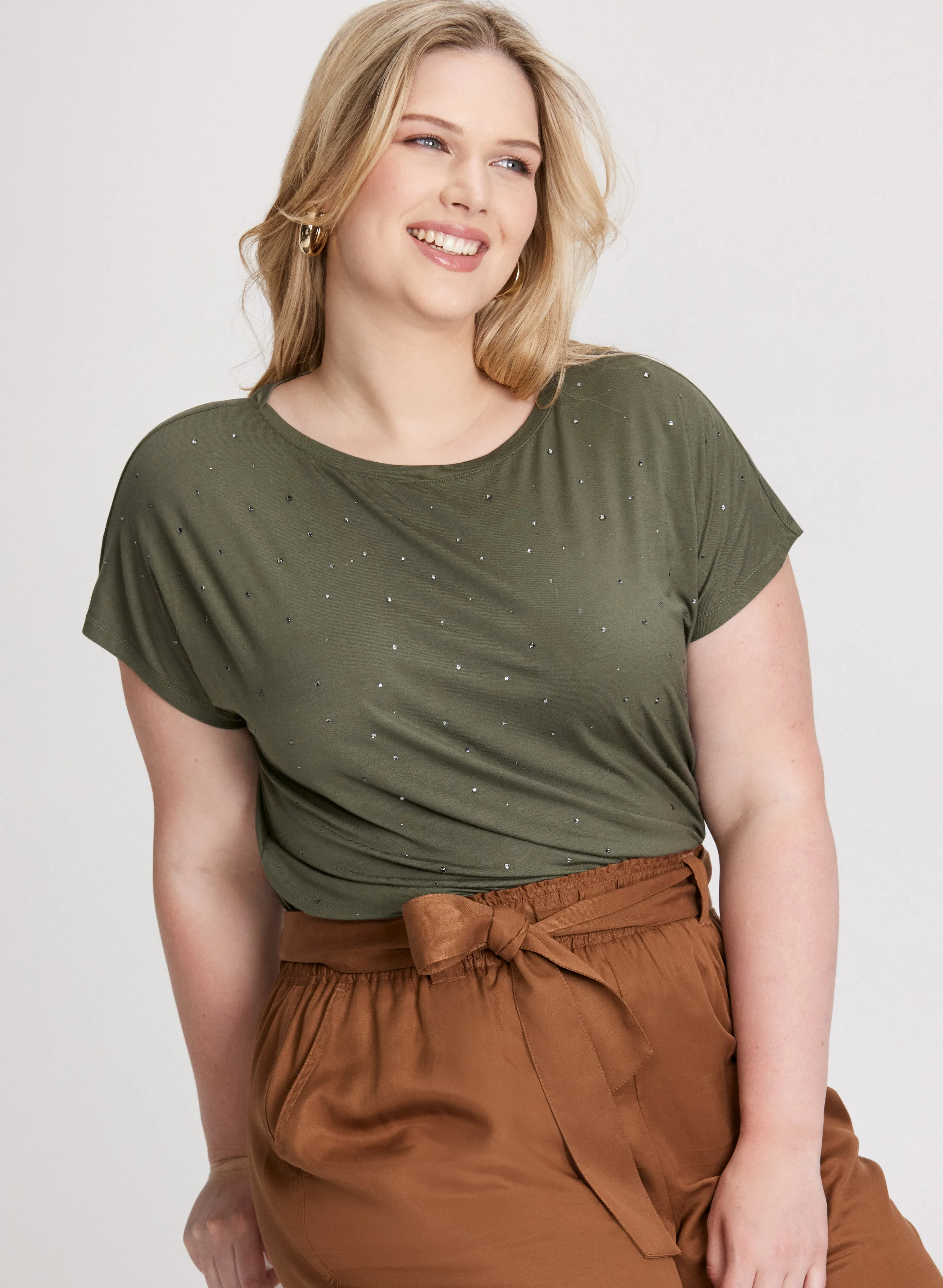 Bead Embellished T-Shirt sold by Laura