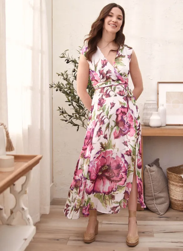 Floral Print Fit & Flare Dress sold by Laura