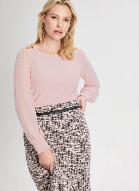Puff Sleeve Top sold by Laura