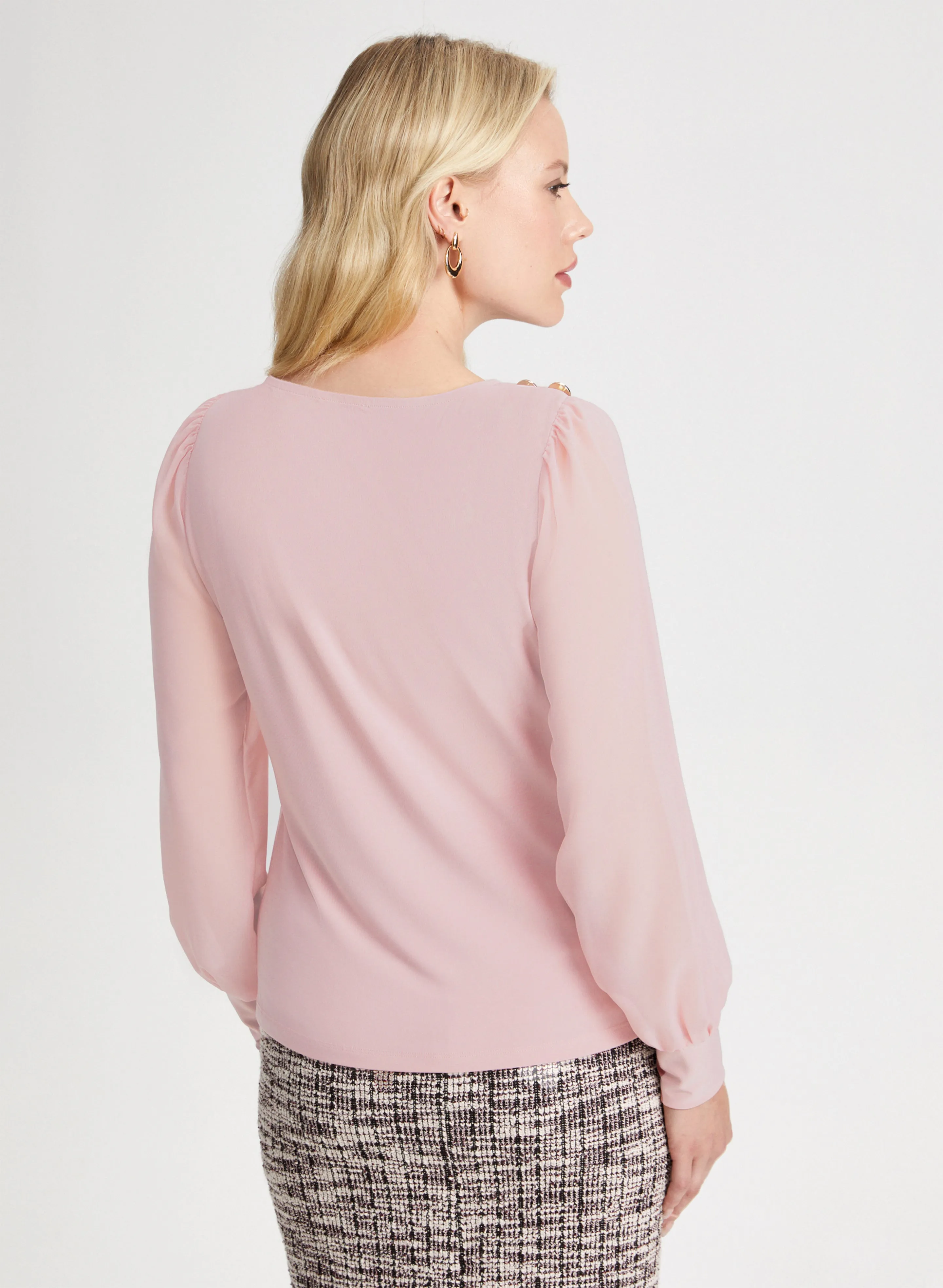 Puff Sleeve Top sold by Laura product image thumbnail 4