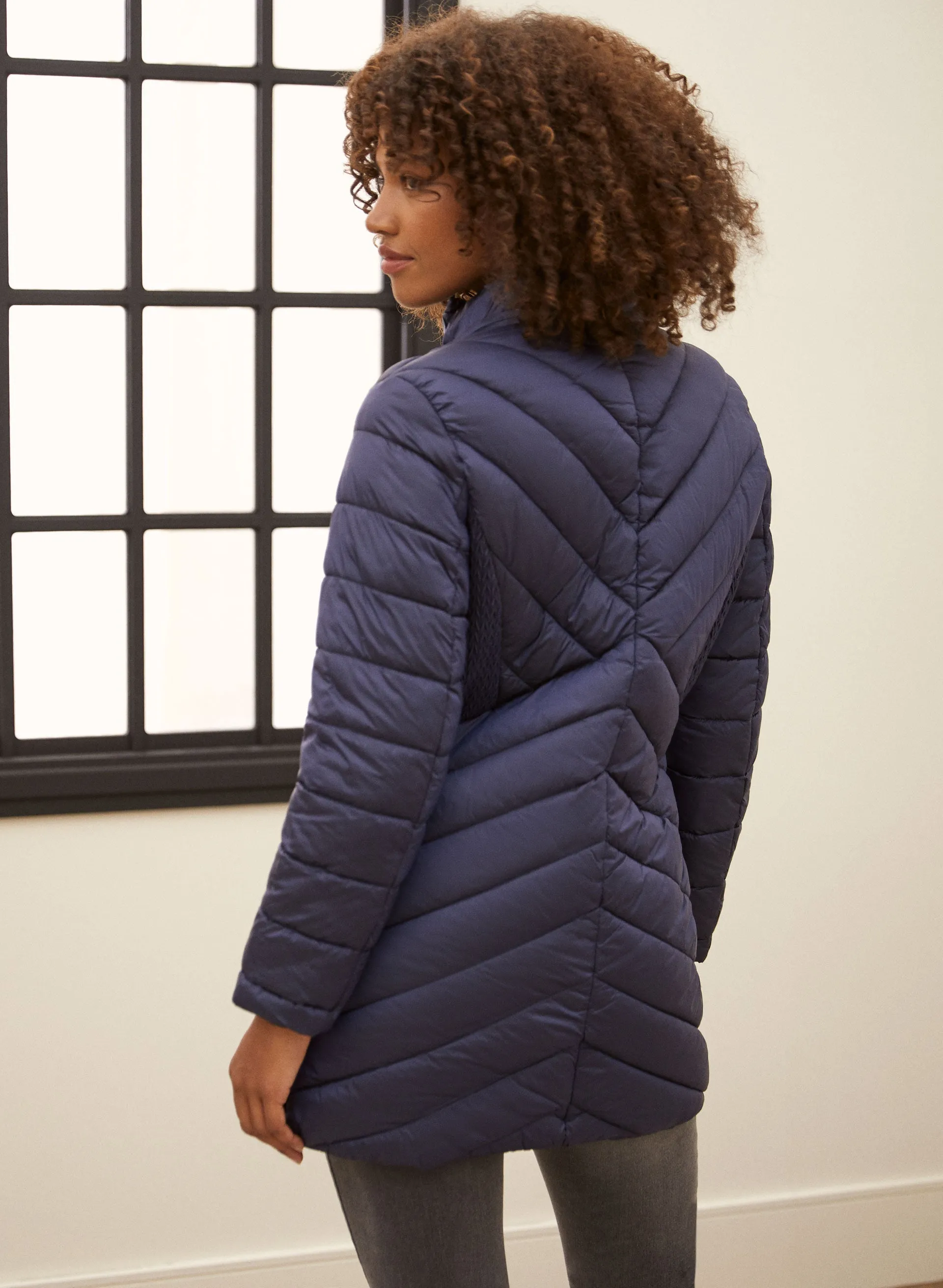 Vegan Down Quilted Coat sold by Laura product image thumbnail 2