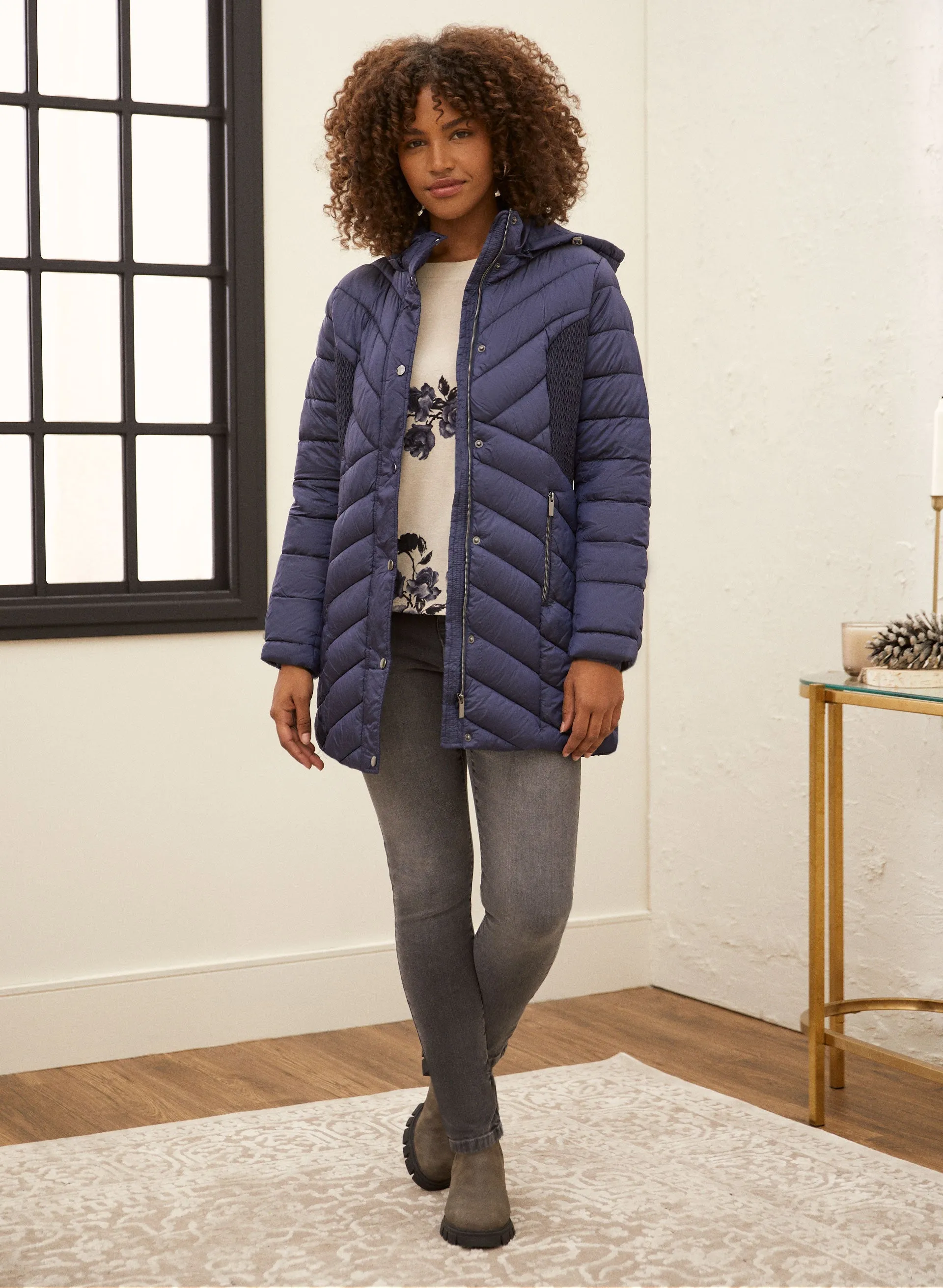 Vegan Down Quilted Coat sold by Laura product image thumbnail 3