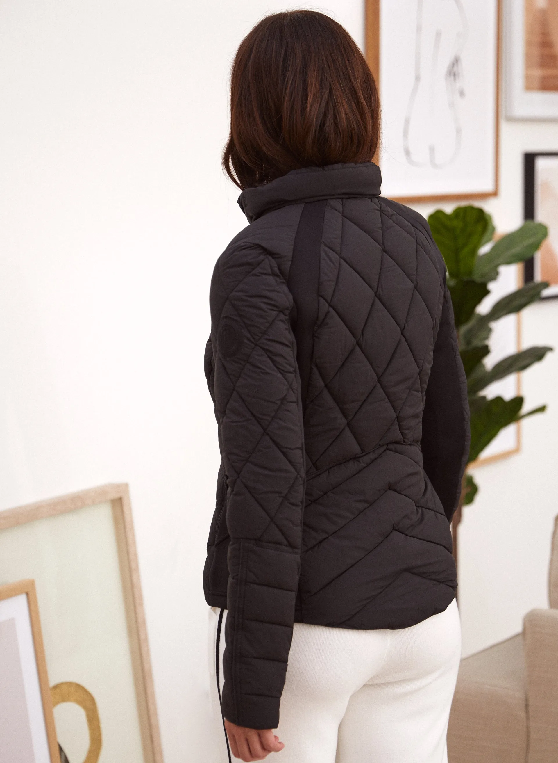 Bernardo - Chevron Quilted Ecoplume™ Coat sold by Laura product image thumbnail 2