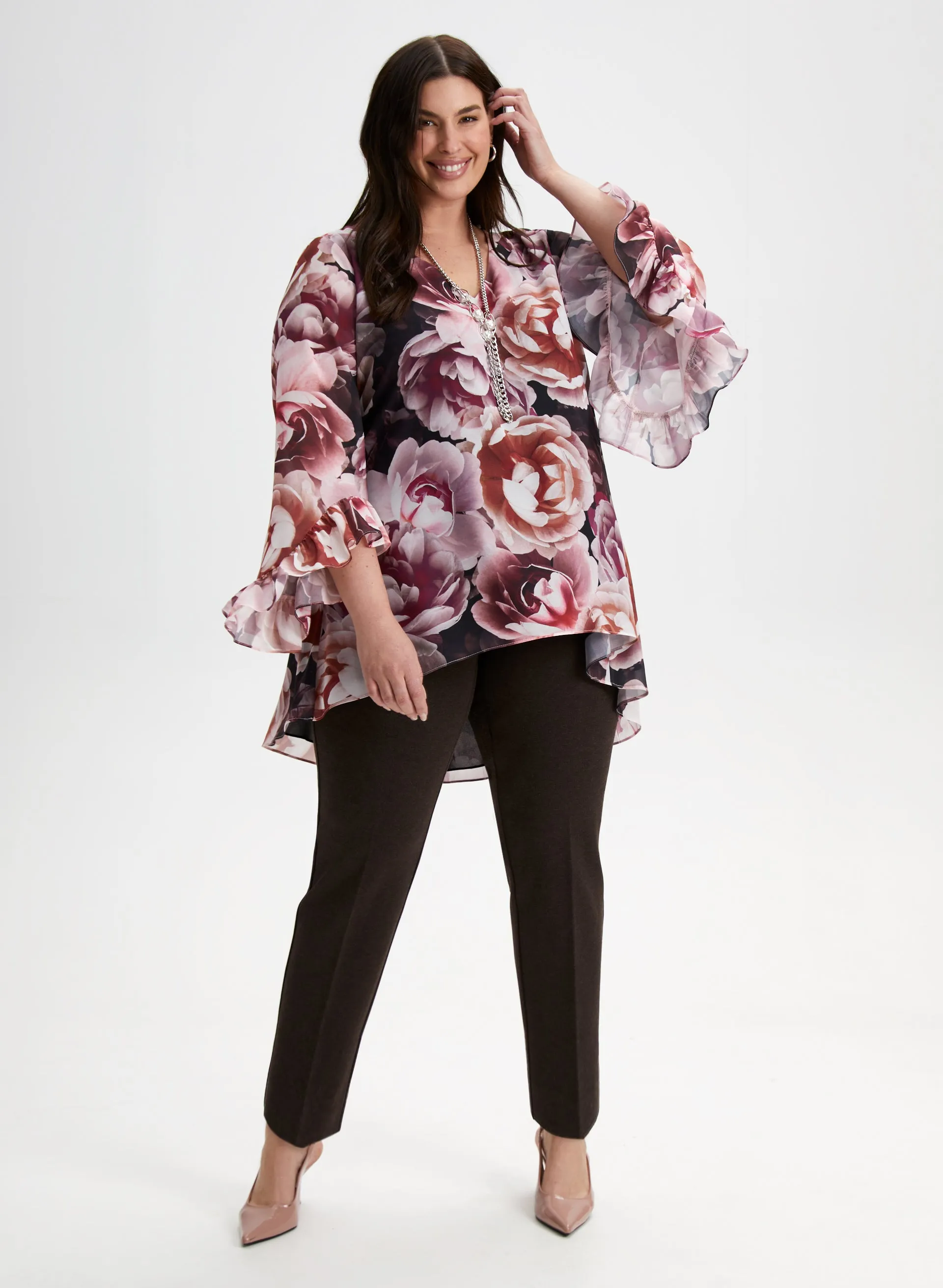 Sofia Pull-On Straight Leg Pants - Short sold by Laura product image thumbnail 3