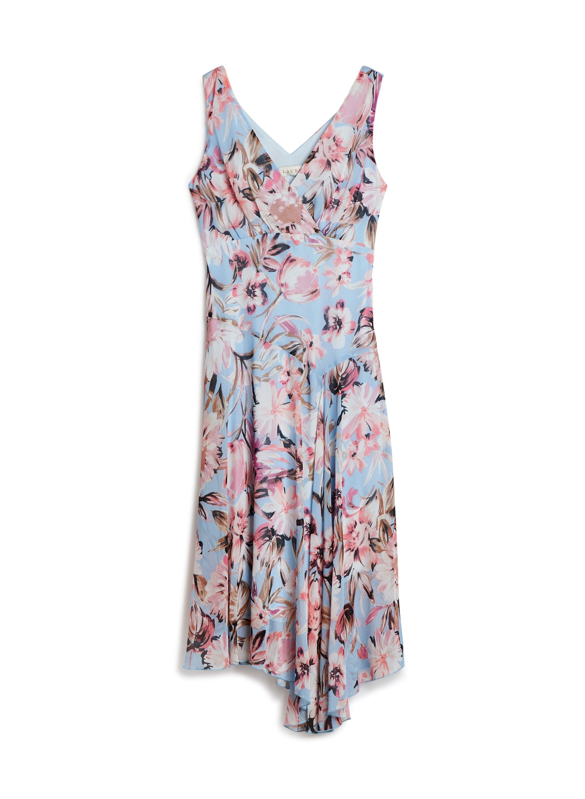Floral Print Chiffon Dress sold by Laura product image thumbnail 4