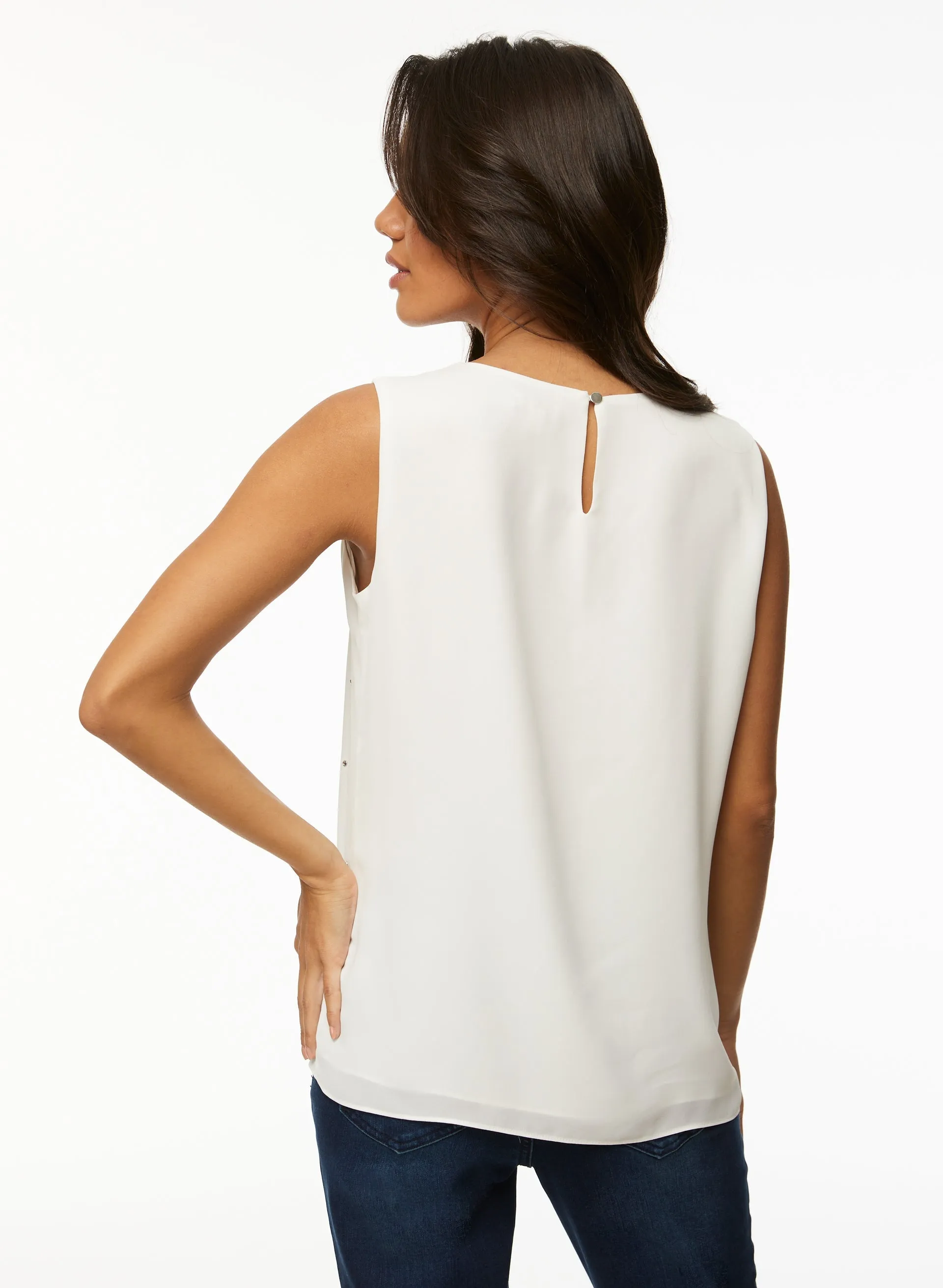 Stud Detail Sleeveless Top sold by Laura product image thumbnail 4