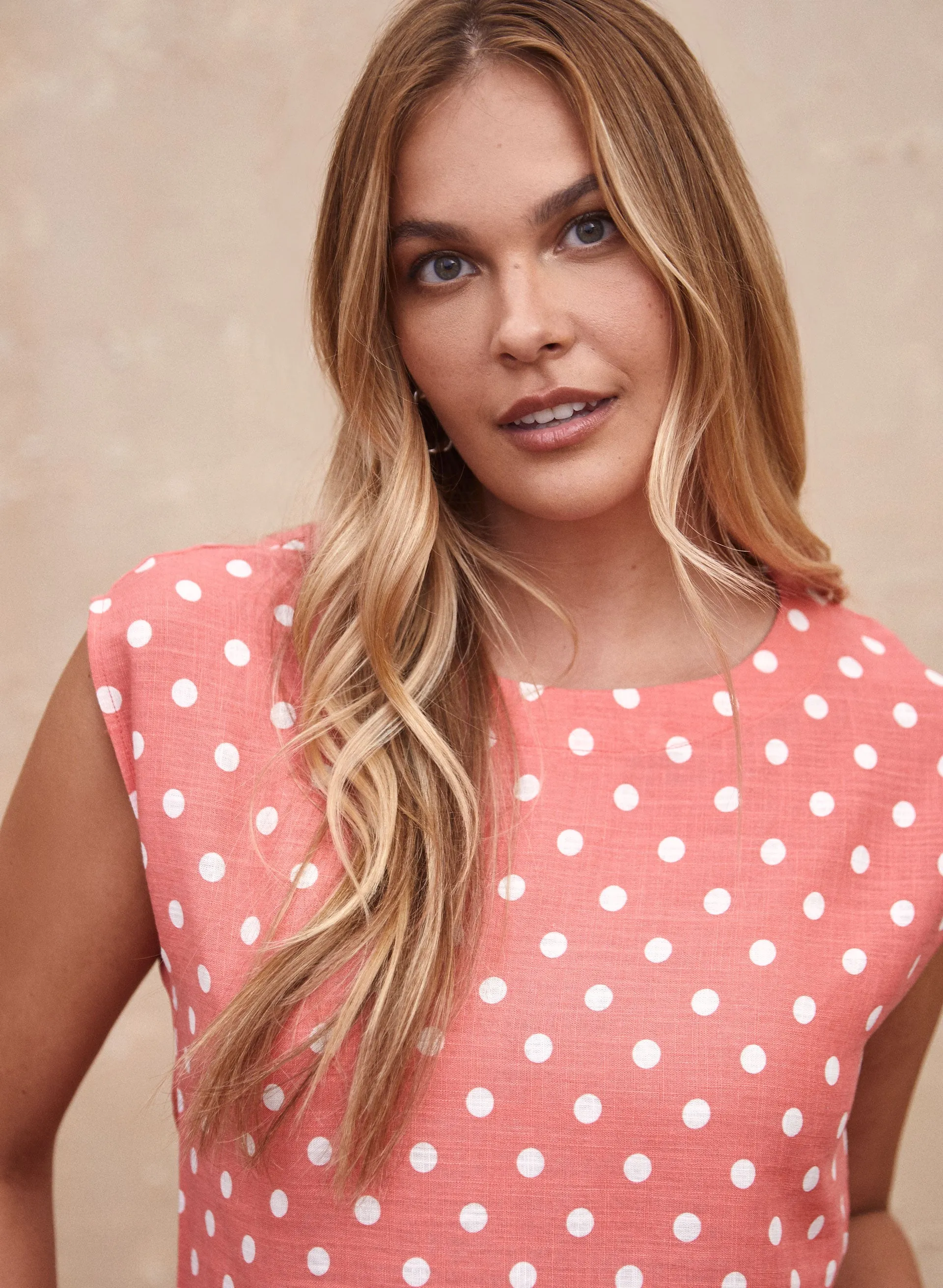 Charlie B - Polka Dot Print Blouse sold by Laura product image thumbnail 2