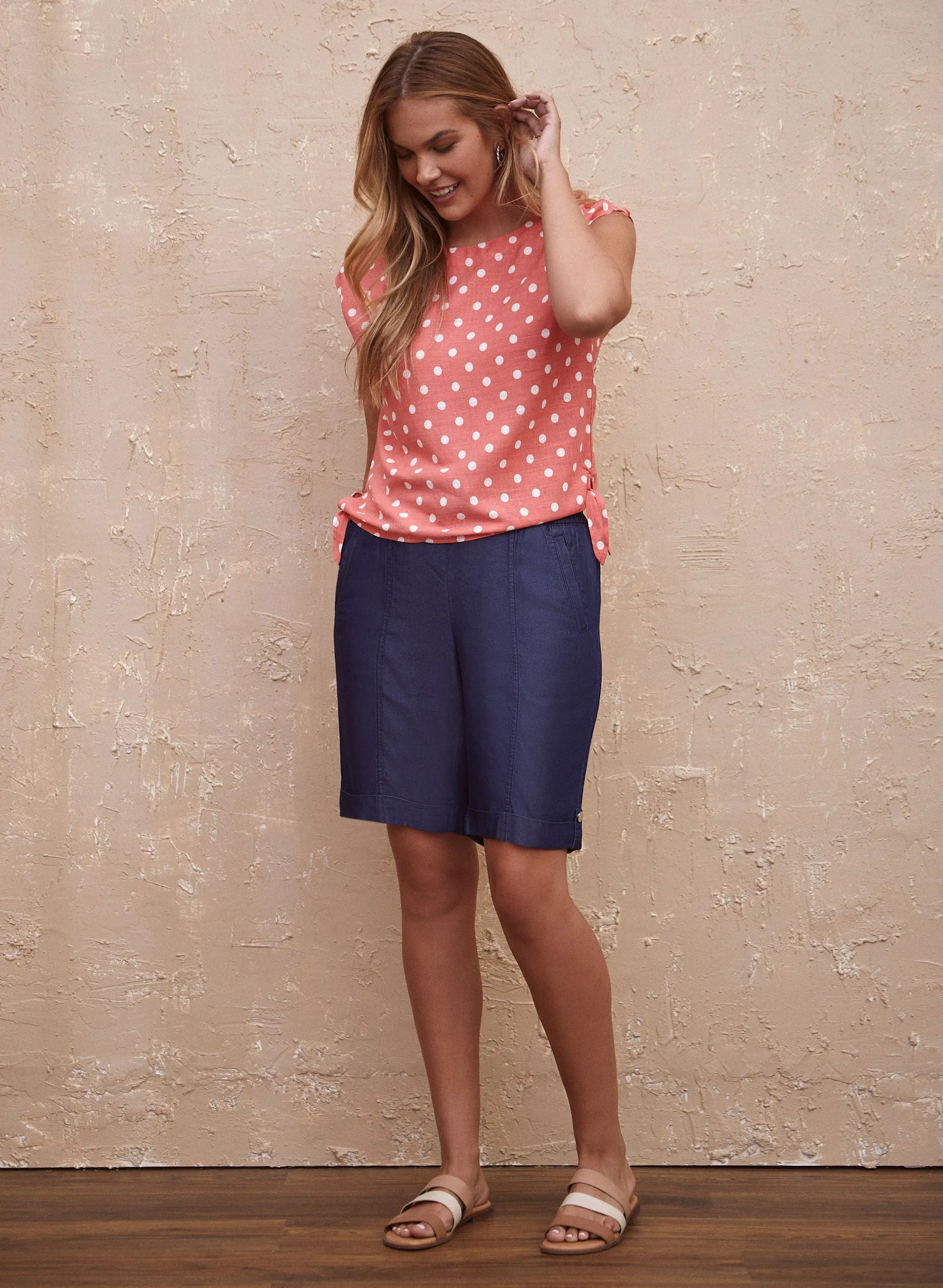 Charlie B - Polka Dot Print Blouse sold by Laura product image thumbnail 4