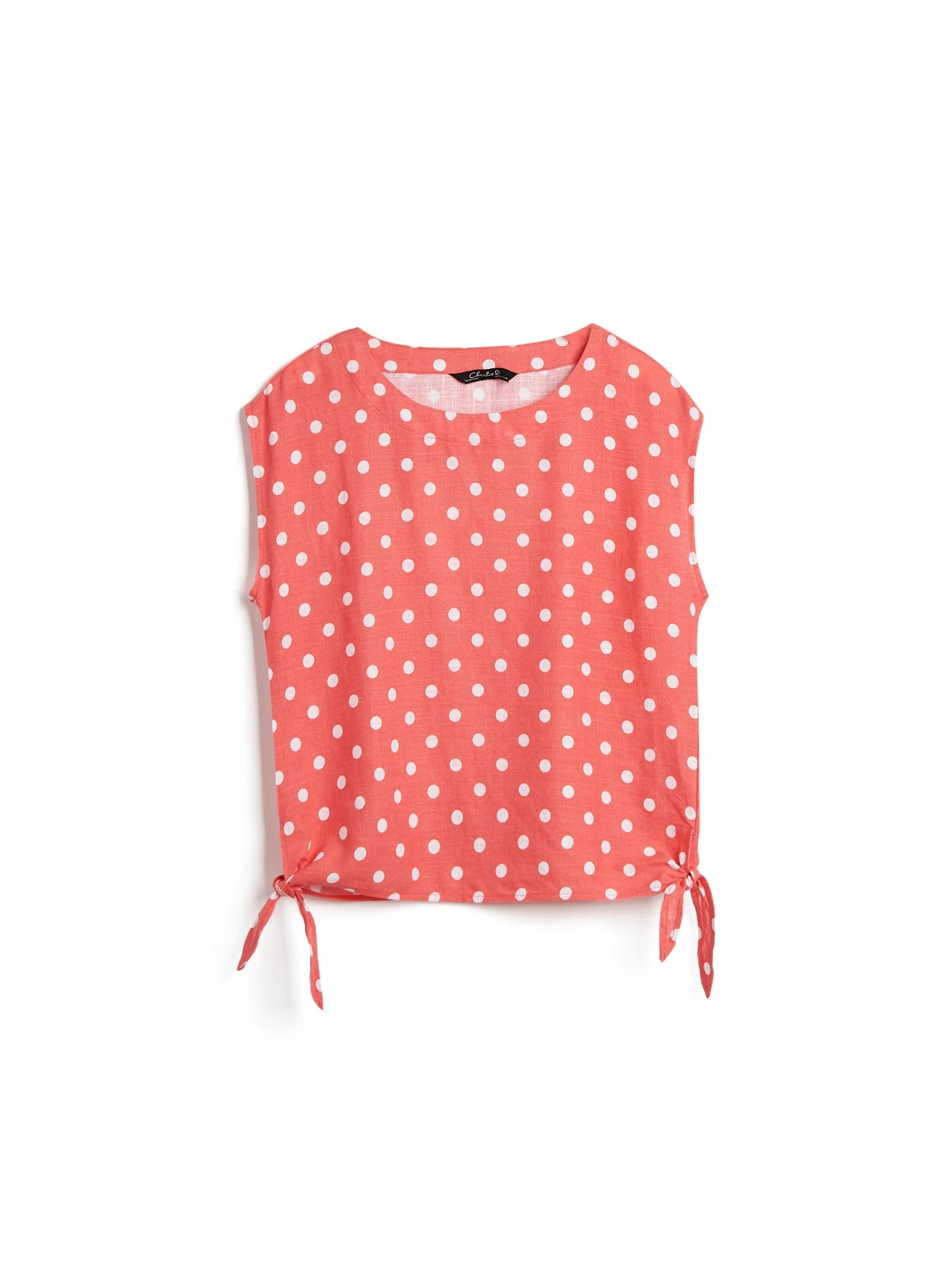 Charlie B - Polka Dot Print Blouse sold by Laura product image thumbnail 5