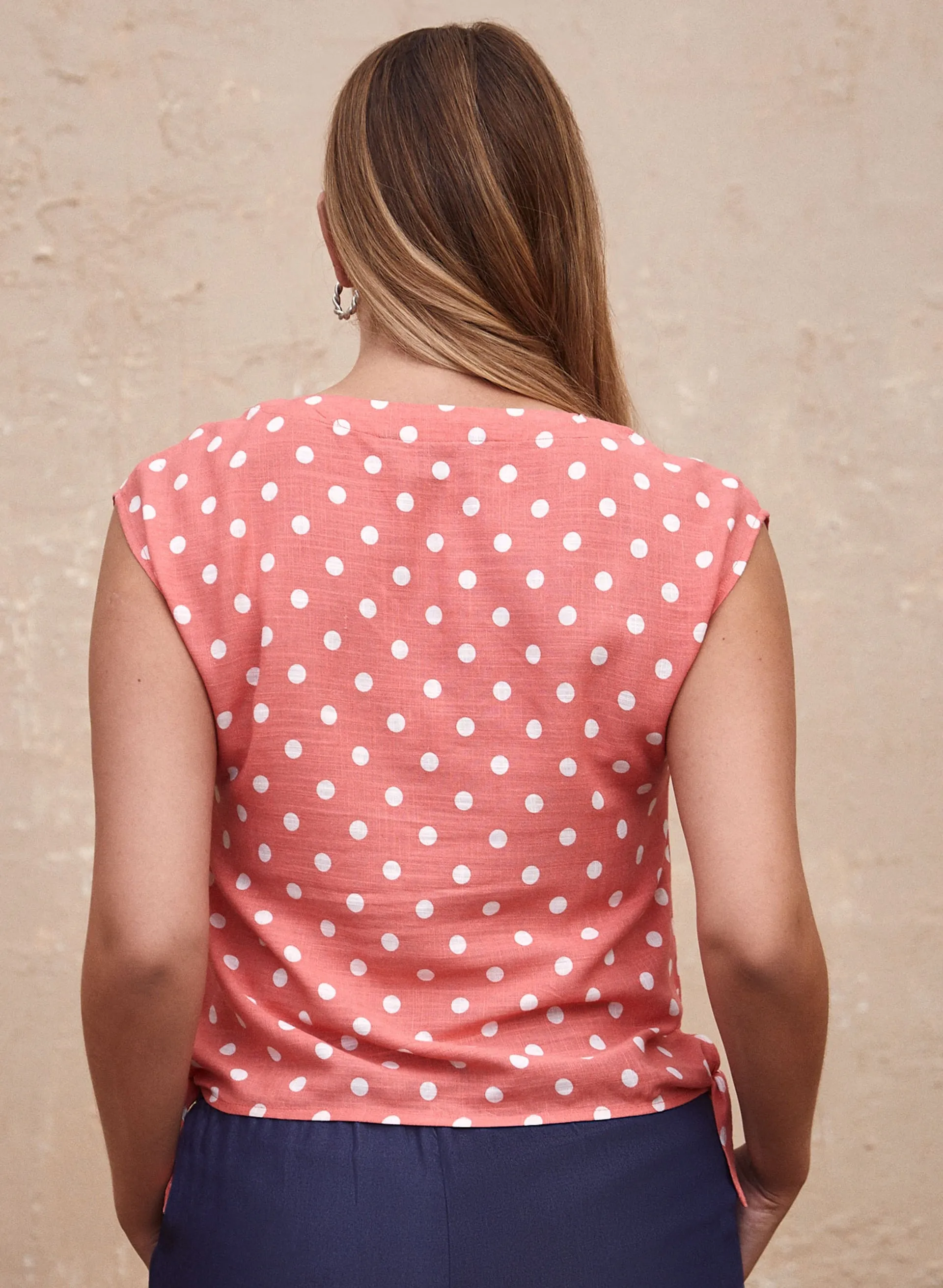 Charlie B - Polka Dot Print Blouse sold by Laura product image thumbnail 3