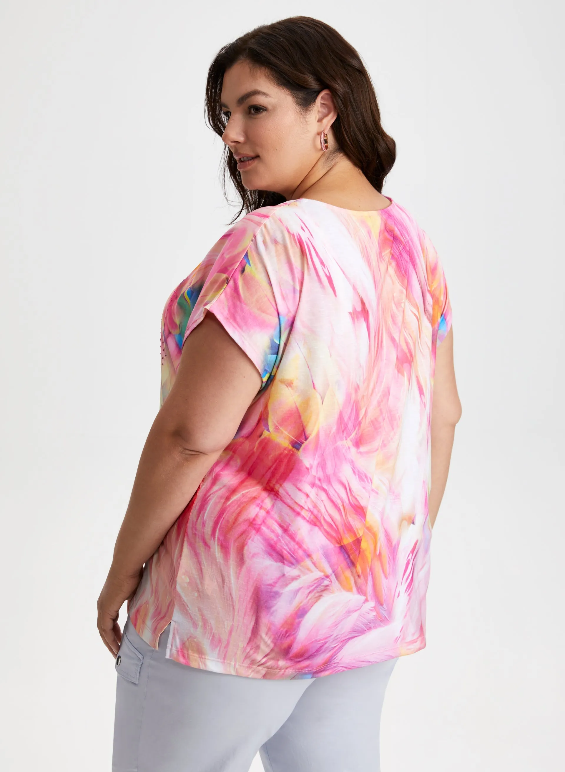 Embellished Tie Dye Print Top sold by Laura product image thumbnail 4
