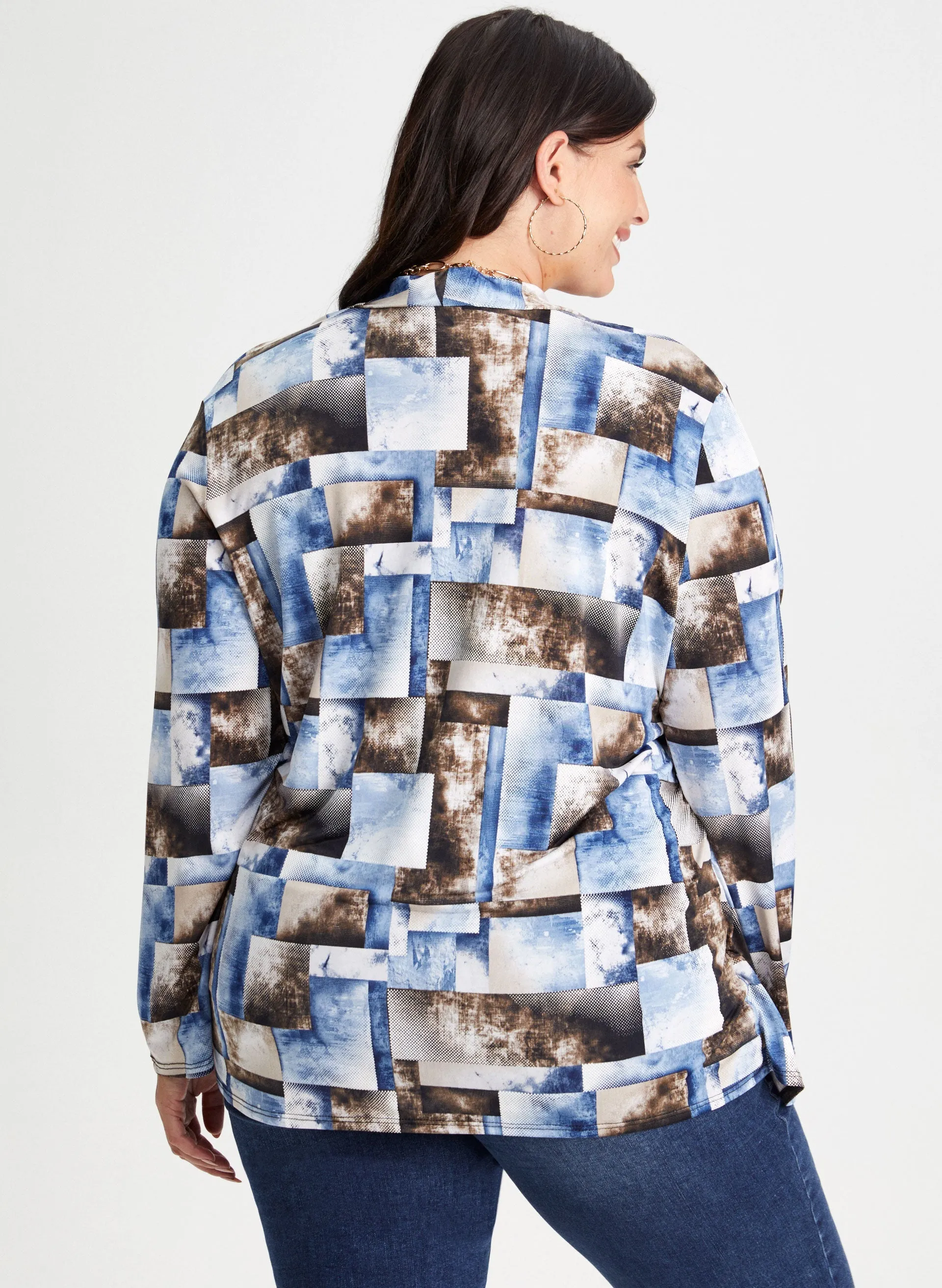 Geometric Print Fooler Top sold by Laura product image thumbnail 2