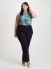 Paisley Print Top & Tab Detail Pants sold by Laura