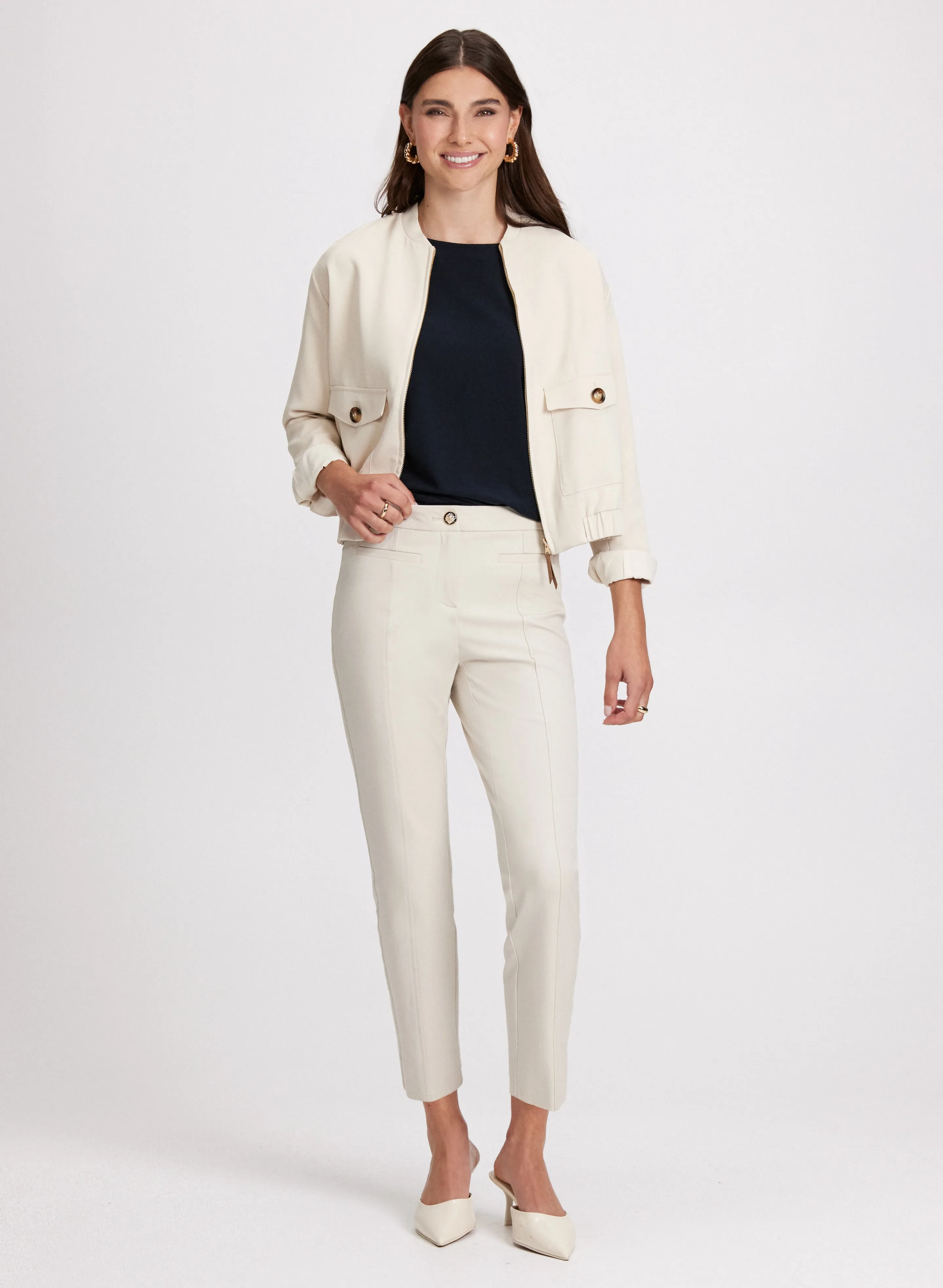 Bomber Jacket & Ankle-Length Pants sold by Laura