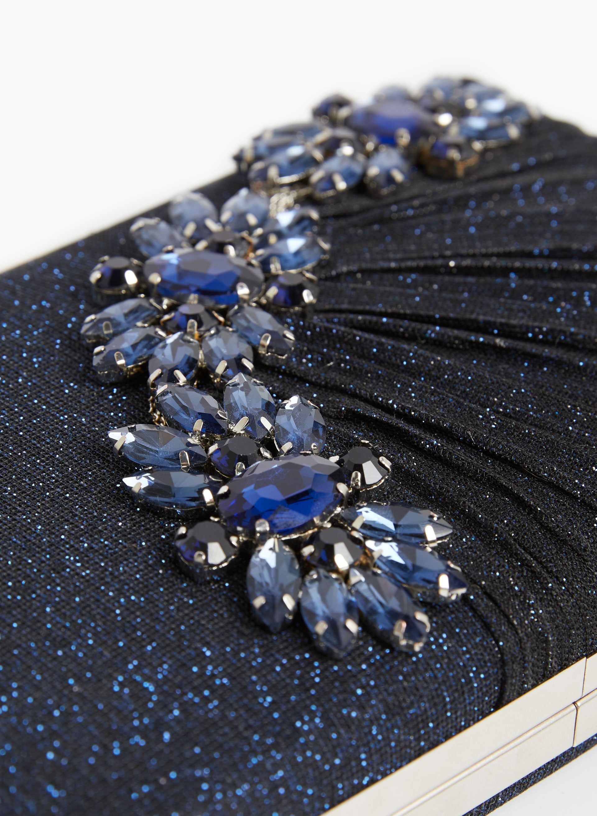 Stone Flower Detail Clutch sold by Laura product image thumbnail 3