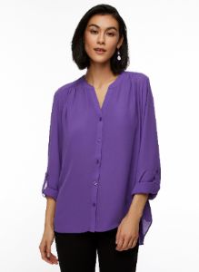 Roll-Up Sleeve Blouse sold by Laura