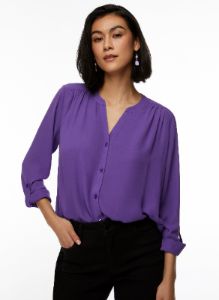 Roll-Up Sleeve Blouse sold by Laura