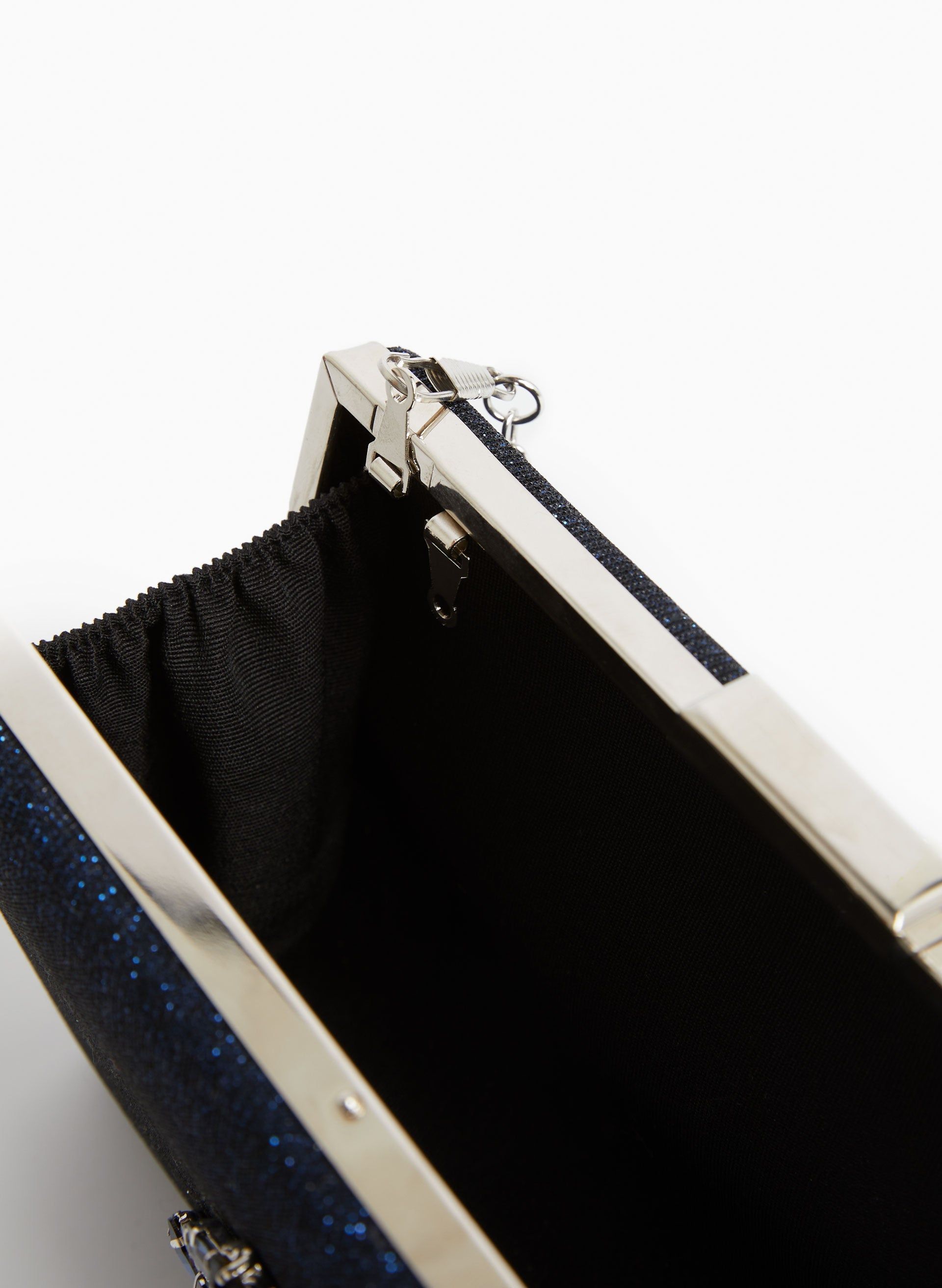 Stone Flower Detail Clutch sold by Laura product image thumbnail 2