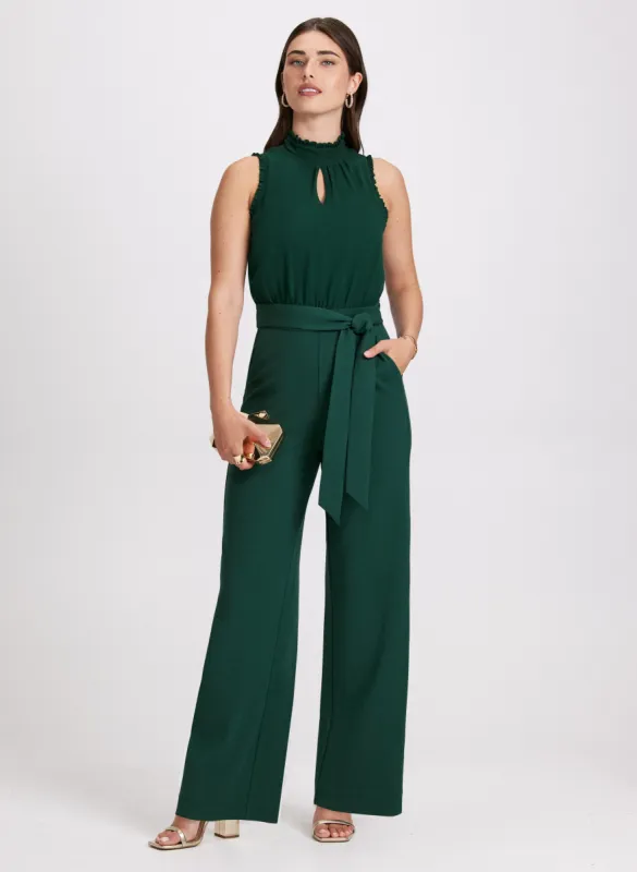 Keyhole Detail Sleeveless Jumpsuit sold by Laura