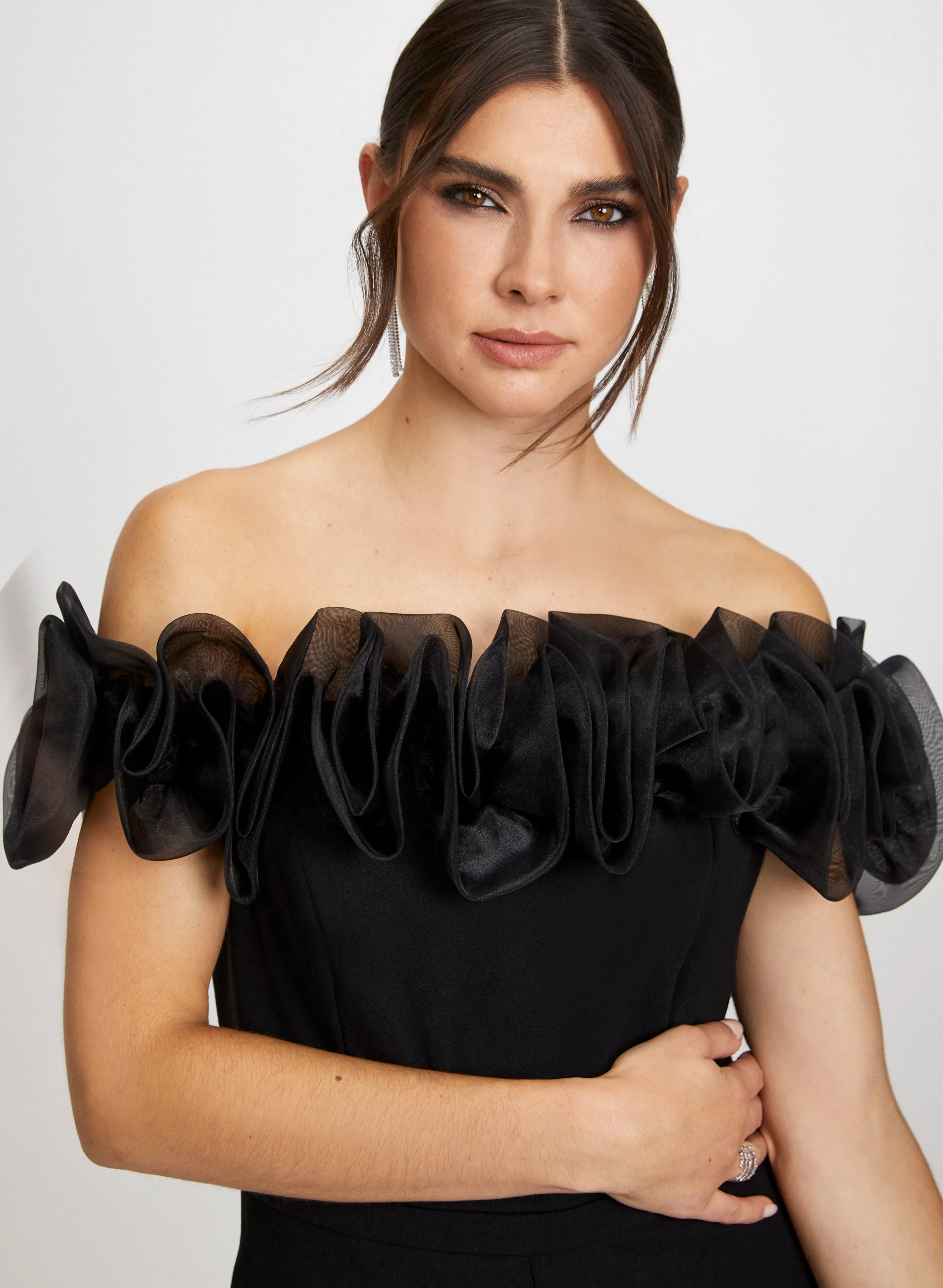 Organza Ruffle Detail Jumpsuit sold by Laura product image thumbnail 4