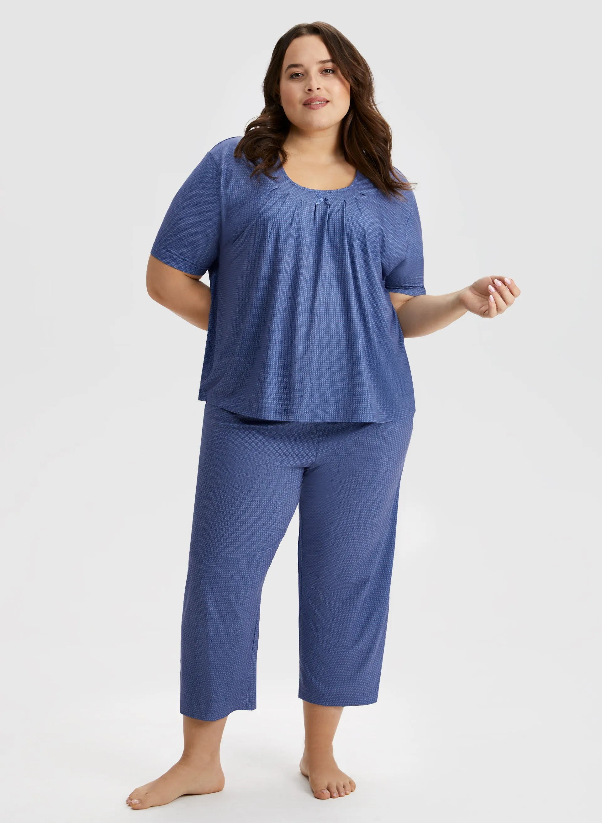 Zigzag Print Pyjama Set sold by Laura product image thumbnail 5