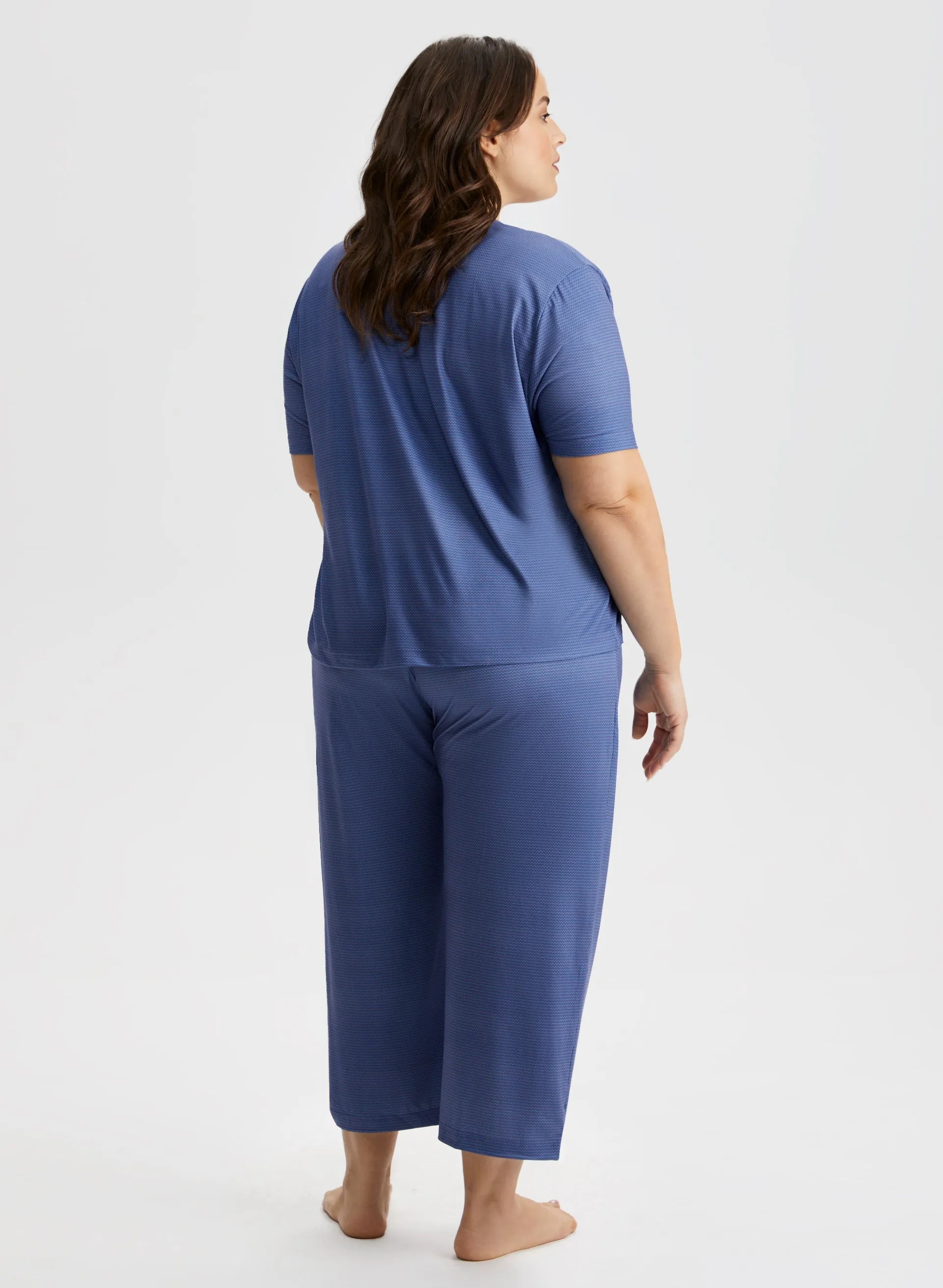 Zigzag Print Pyjama Set sold by Laura product image thumbnail 2