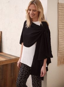 Textured Crepe Shawl sold by Laura