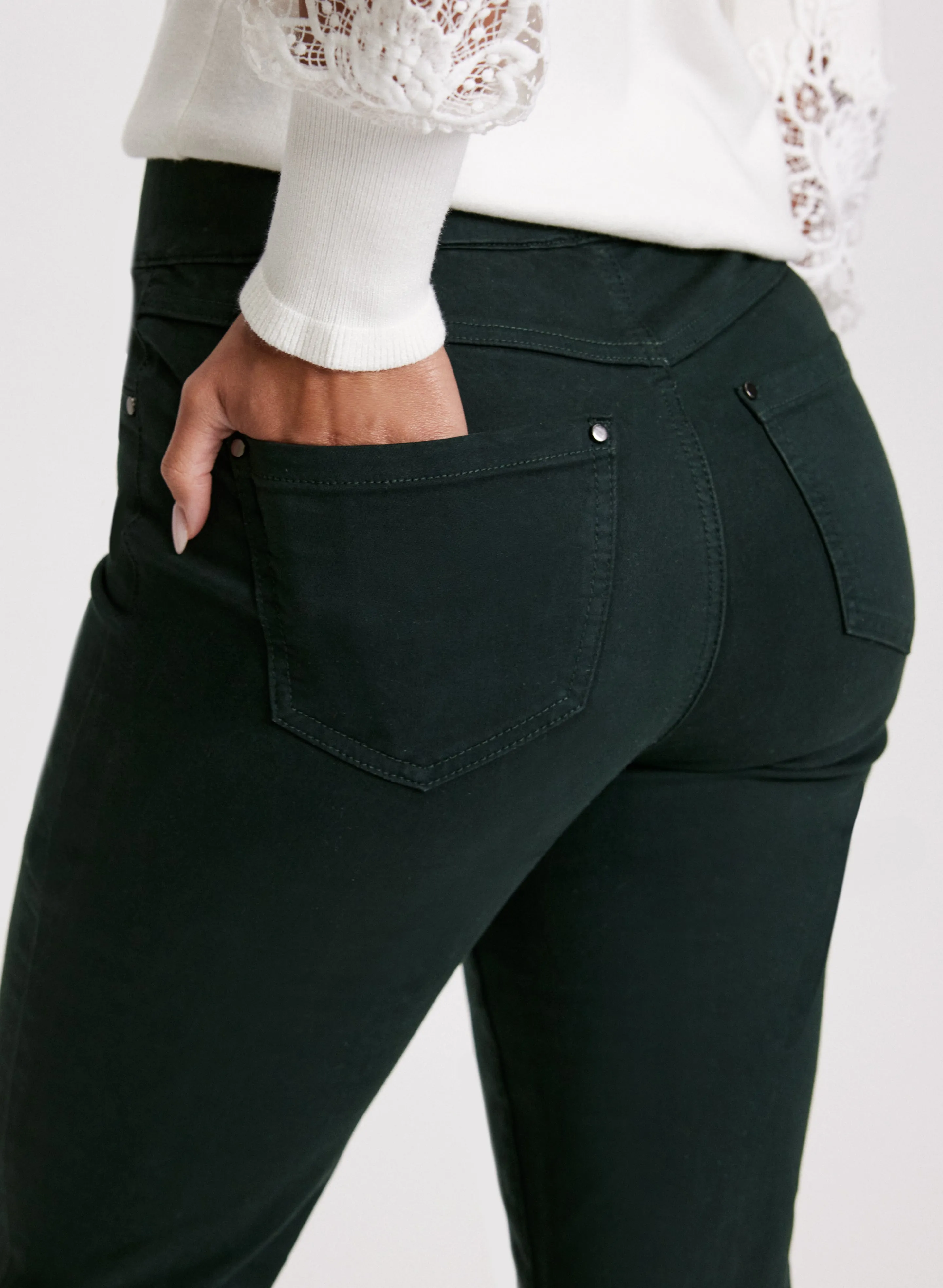 Pull-On Straight Leg Jeans sold by Laura product image thumbnail 5