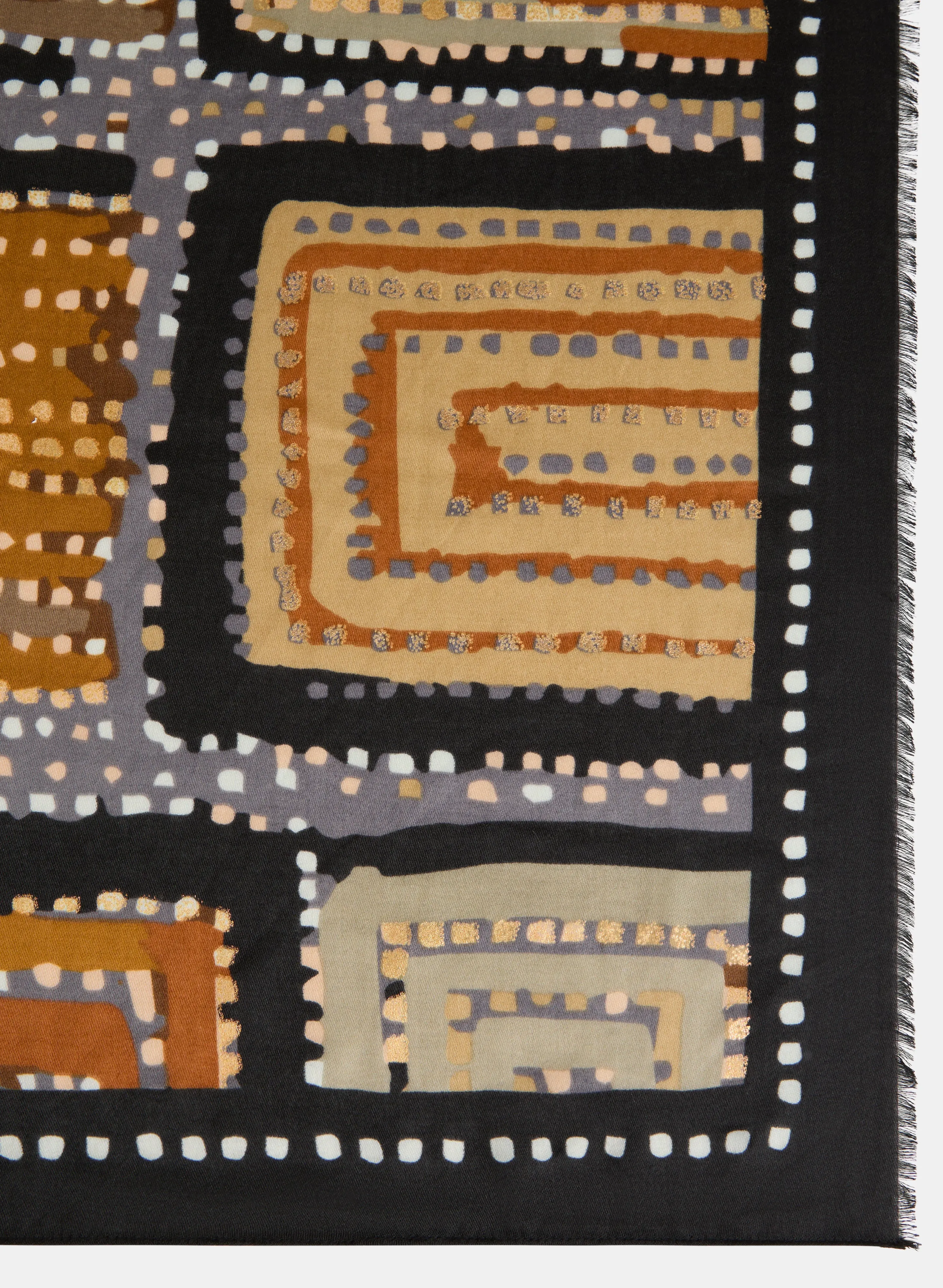 Geometric Print Oblong Scarf sold by Laura product image thumbnail 3