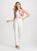 Sleeveless Floral Top & Wide Leg Pants sold by Laura