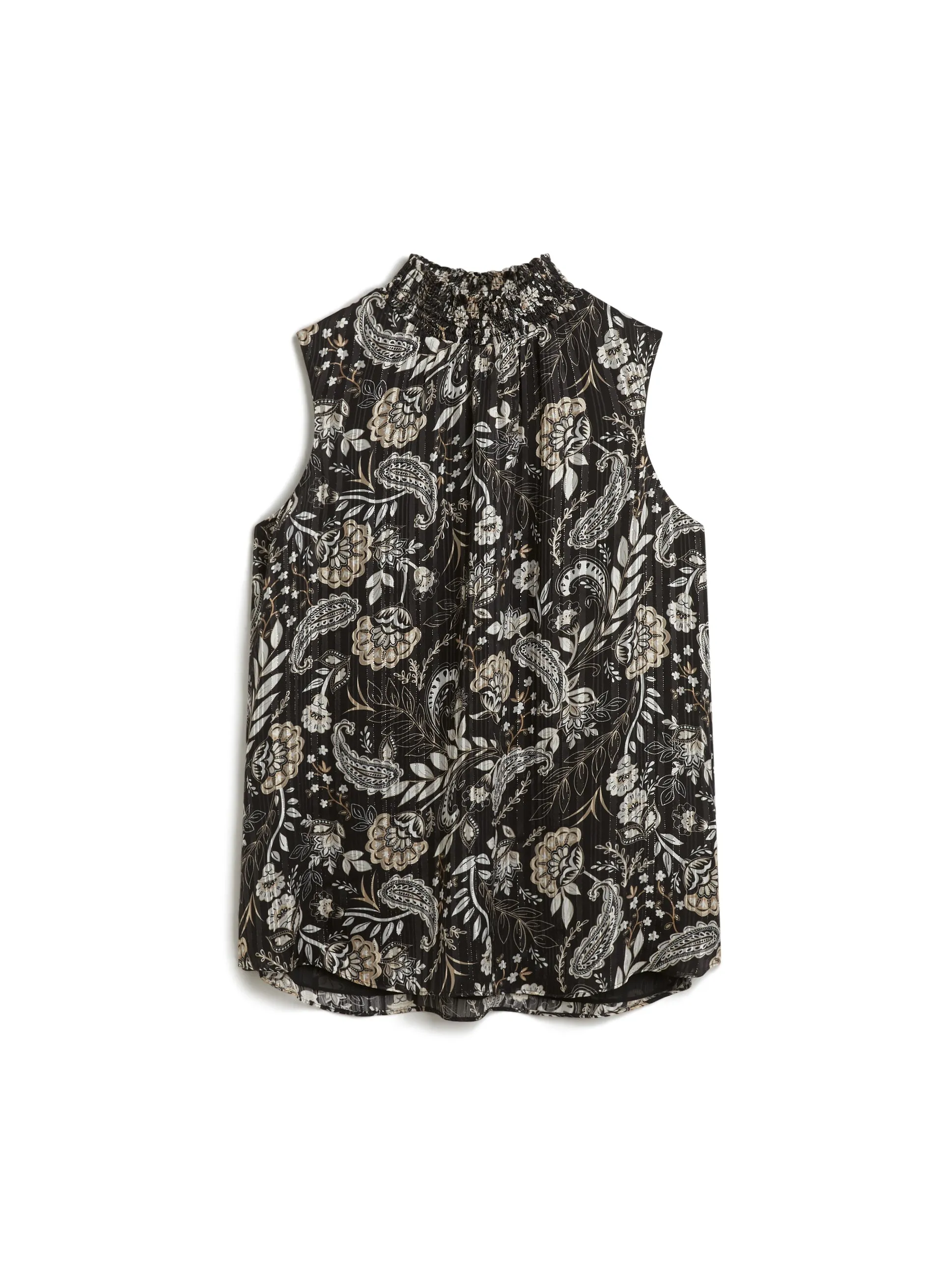 Sleeveless Paisley Motif Top sold by Laura product image thumbnail 5