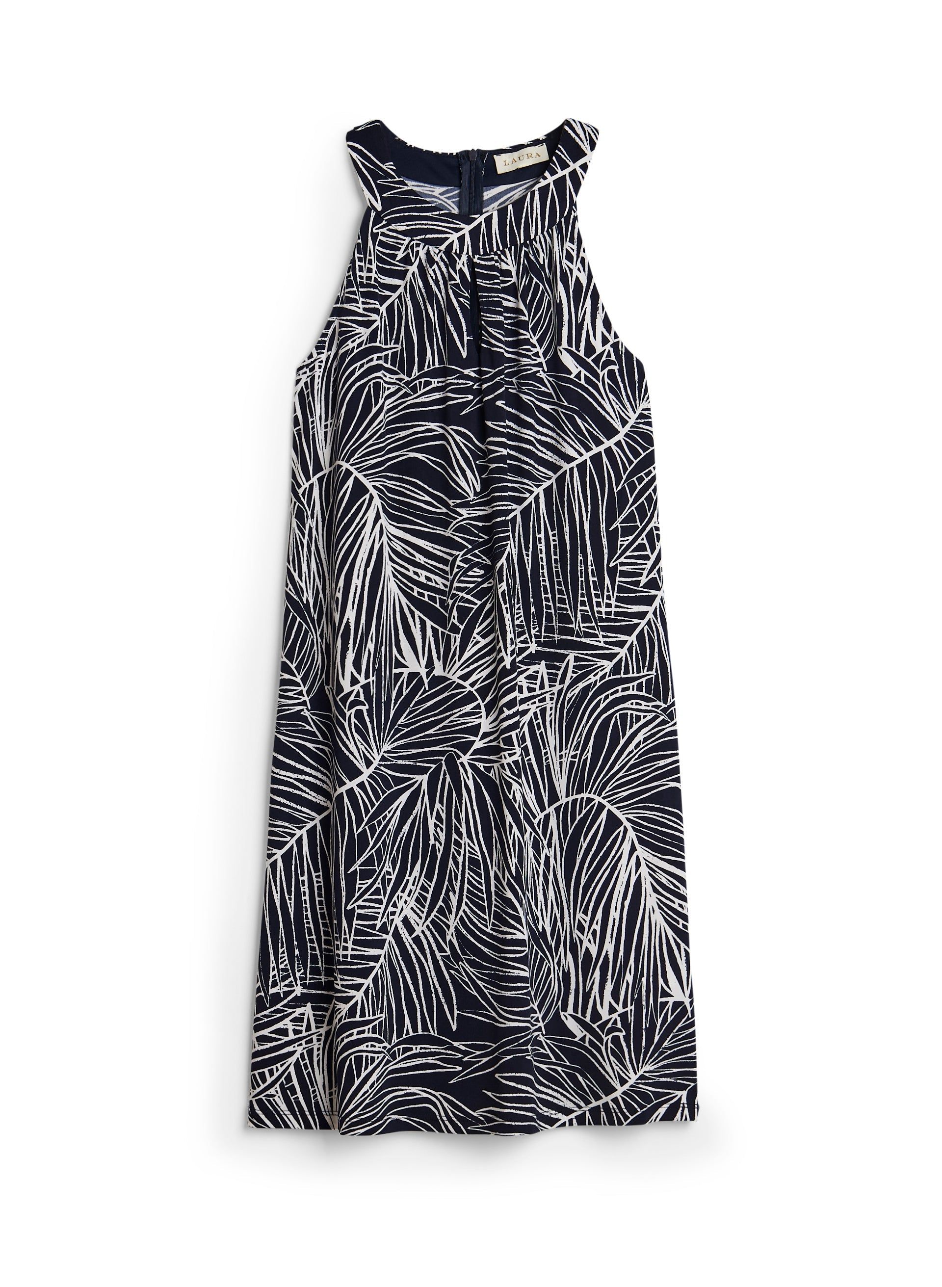 Tropical Print Keyhole Detail Dress sold by Laura product image thumbnail 4