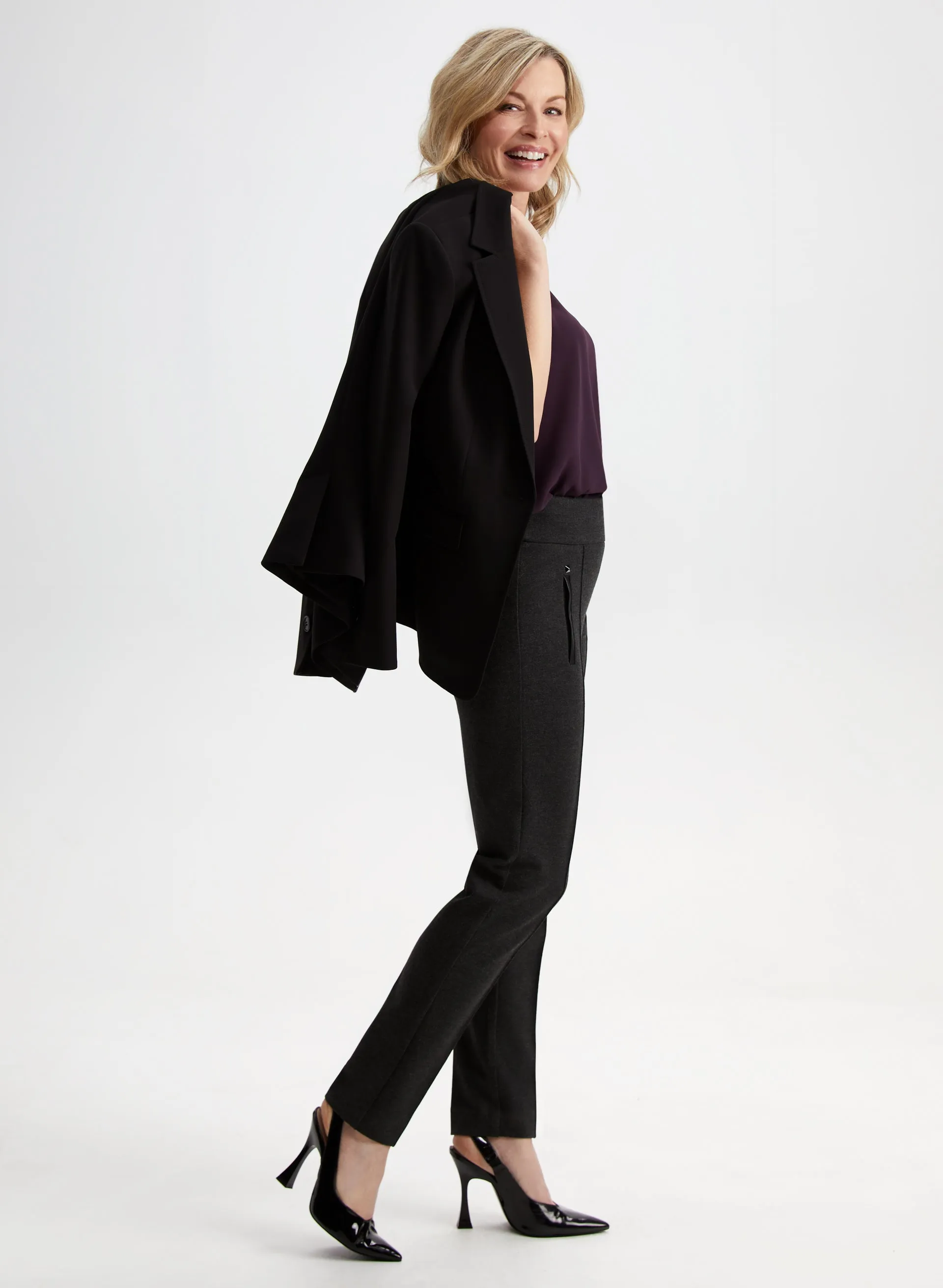 Sofia Pull-On Slim Leg Pants - Tall sold by Laura product image thumbnail 5