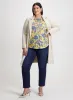 Notch Collar Redingote Jacket & Pull-On Jeans sold by Laura