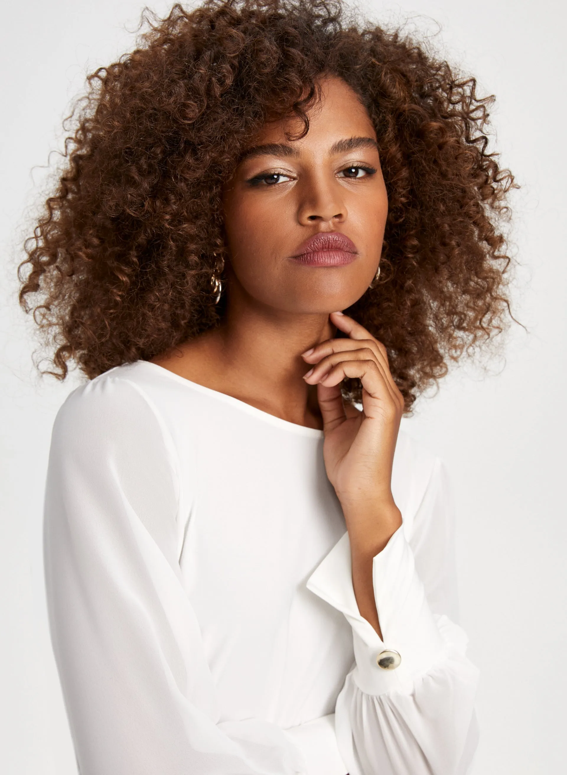 Chiffon Sleeve Top sold by Laura product image thumbnail 3