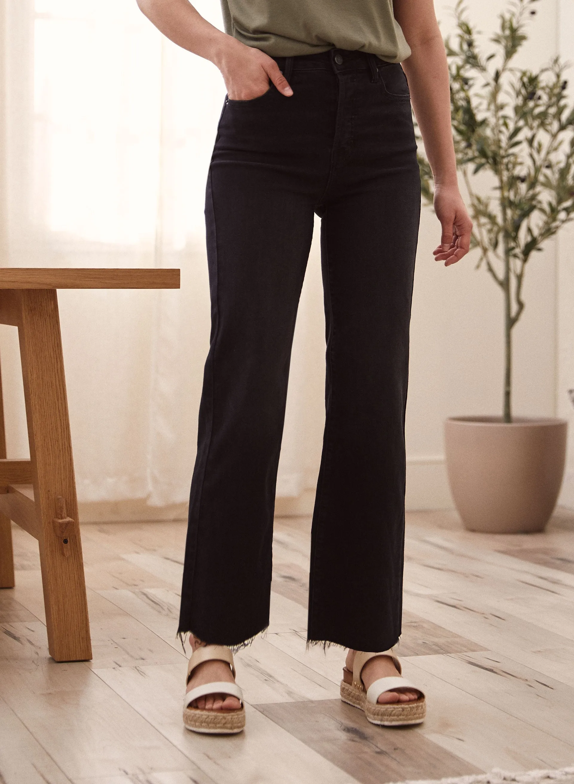 High-Rise Wide Leg Jeans sold by Laura