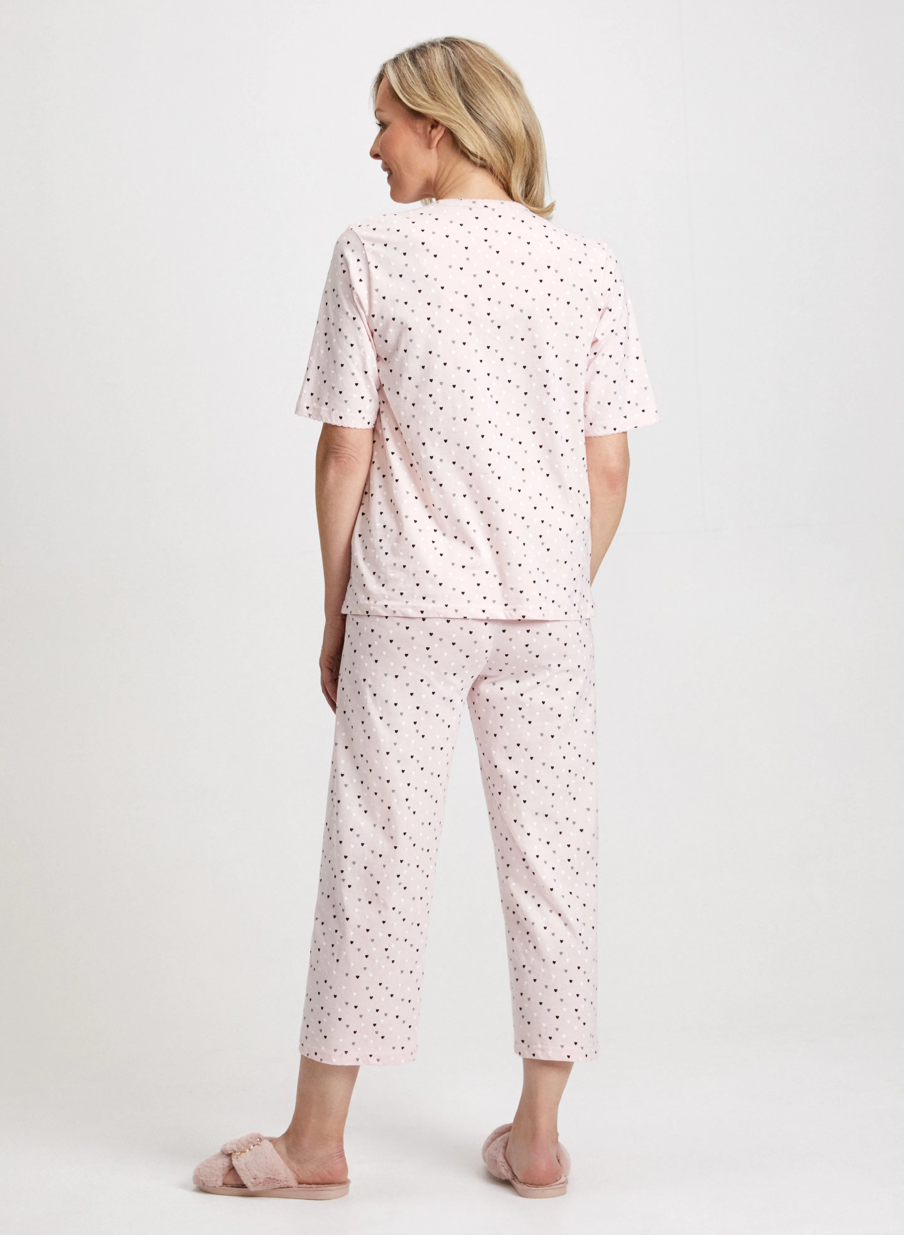 Heart Print Pyjama Set sold by Laura product image thumbnail 2