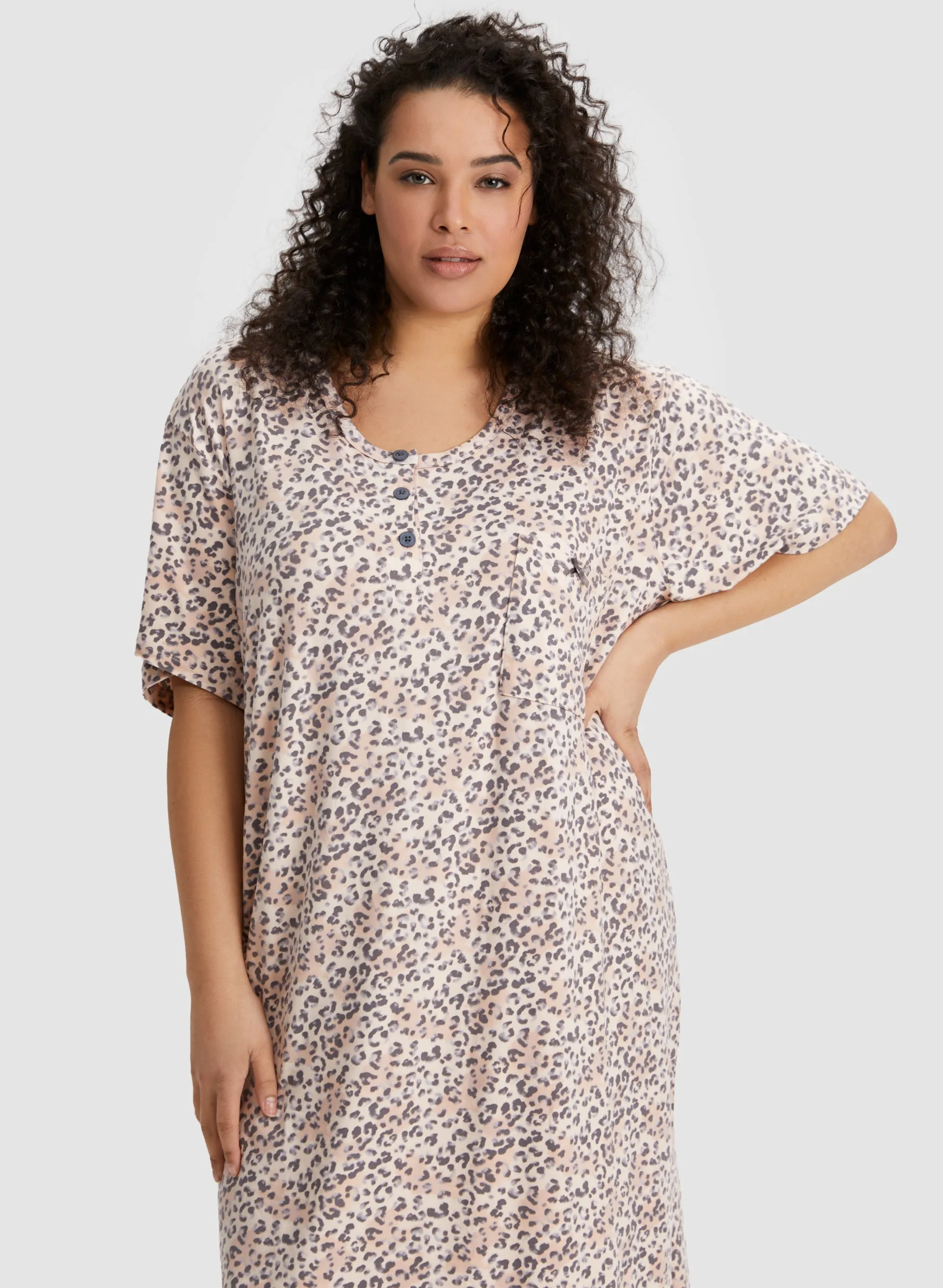 Animal Print Nightgown sold by Laura product image thumbnail 5