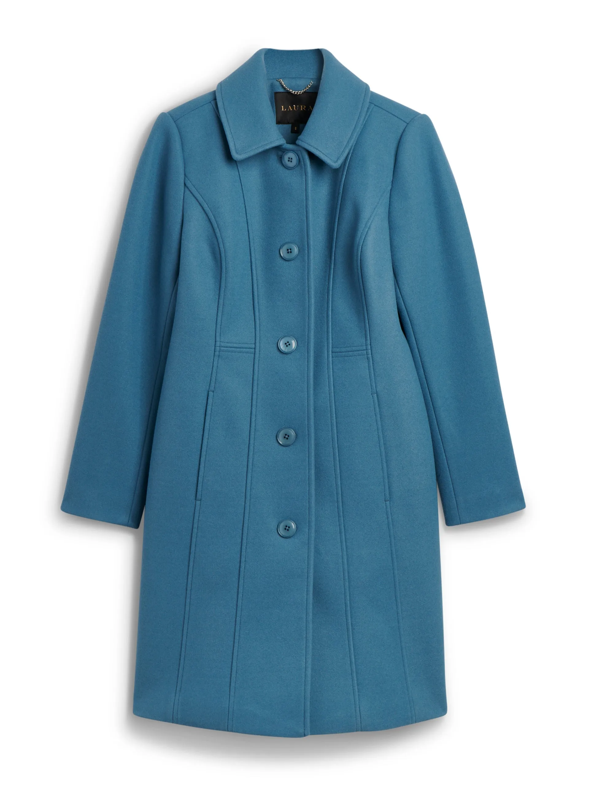 Stretch Wool Blend Coat sold by Laura product image thumbnail 5