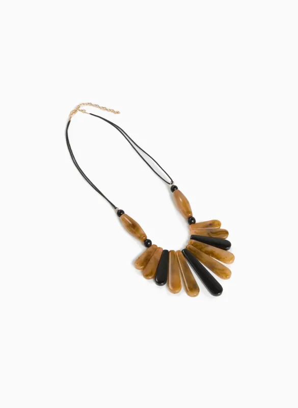 Lucite Bib Necklace sold by Laura