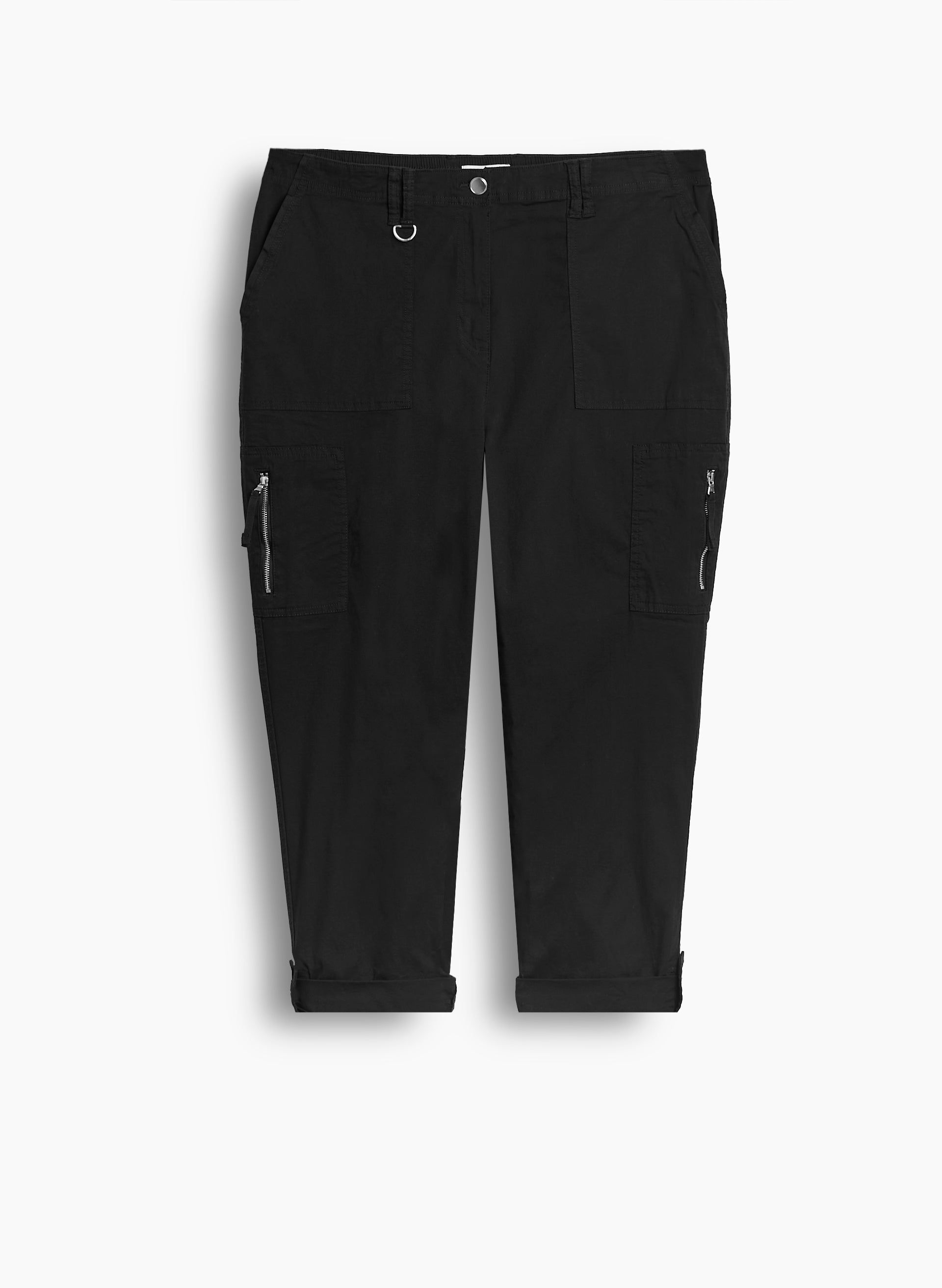 Zipper Detail Cargo Capris sold by Laura product image thumbnail 5