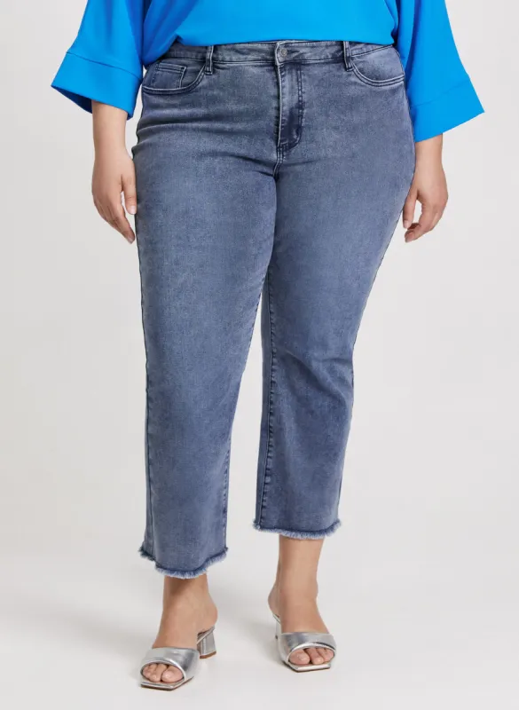 Joseph Ribkoff - Straight Leg Ankle Jeans sold by Laura