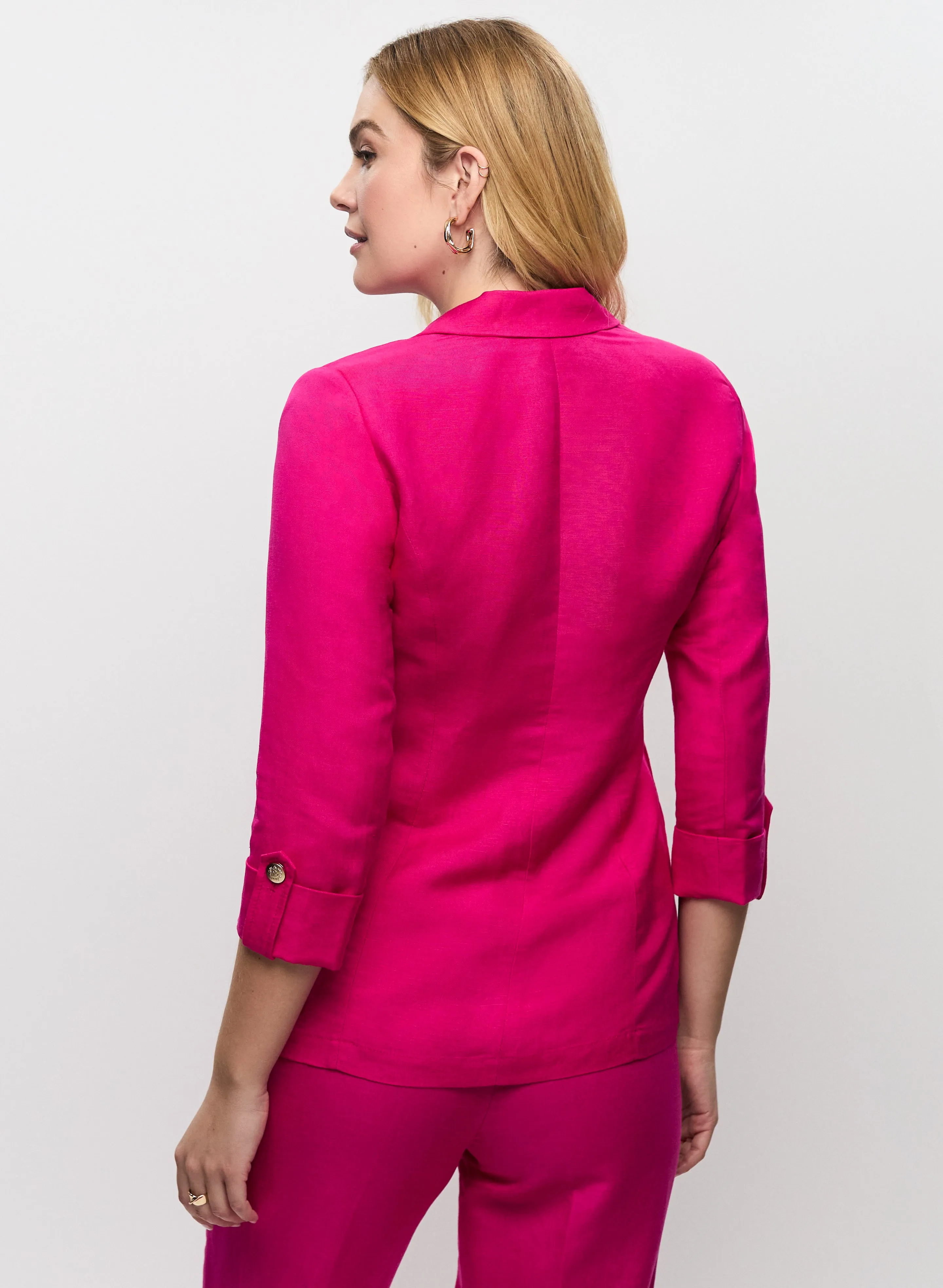 Linen-Blend Blazer sold by Laura product image thumbnail 2