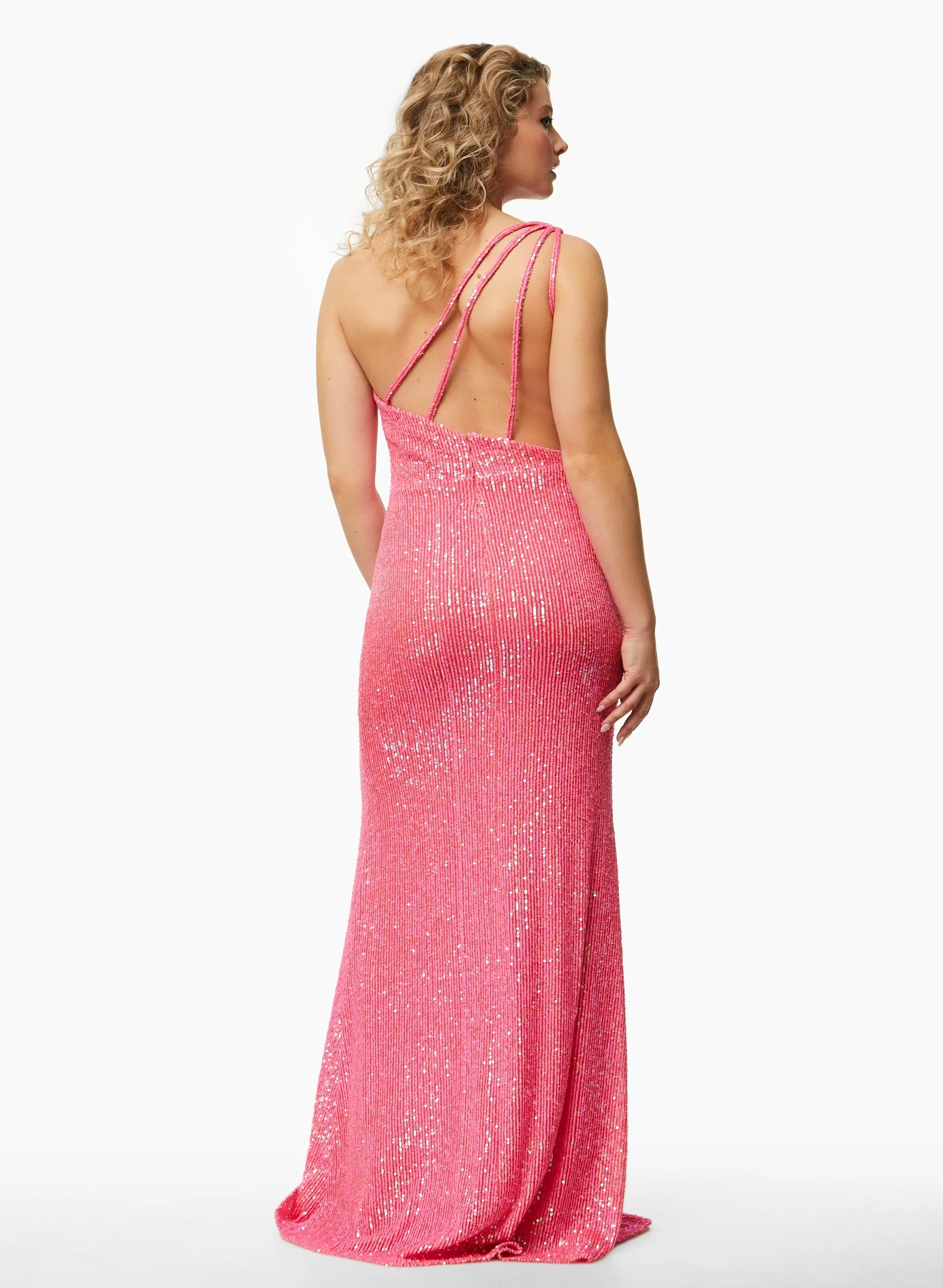 One Shoulder Sequin Detail Dress sold by Laura product image thumbnail 2