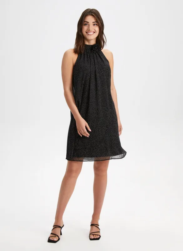 Polka Dot Halter Neck Dress sold by Laura