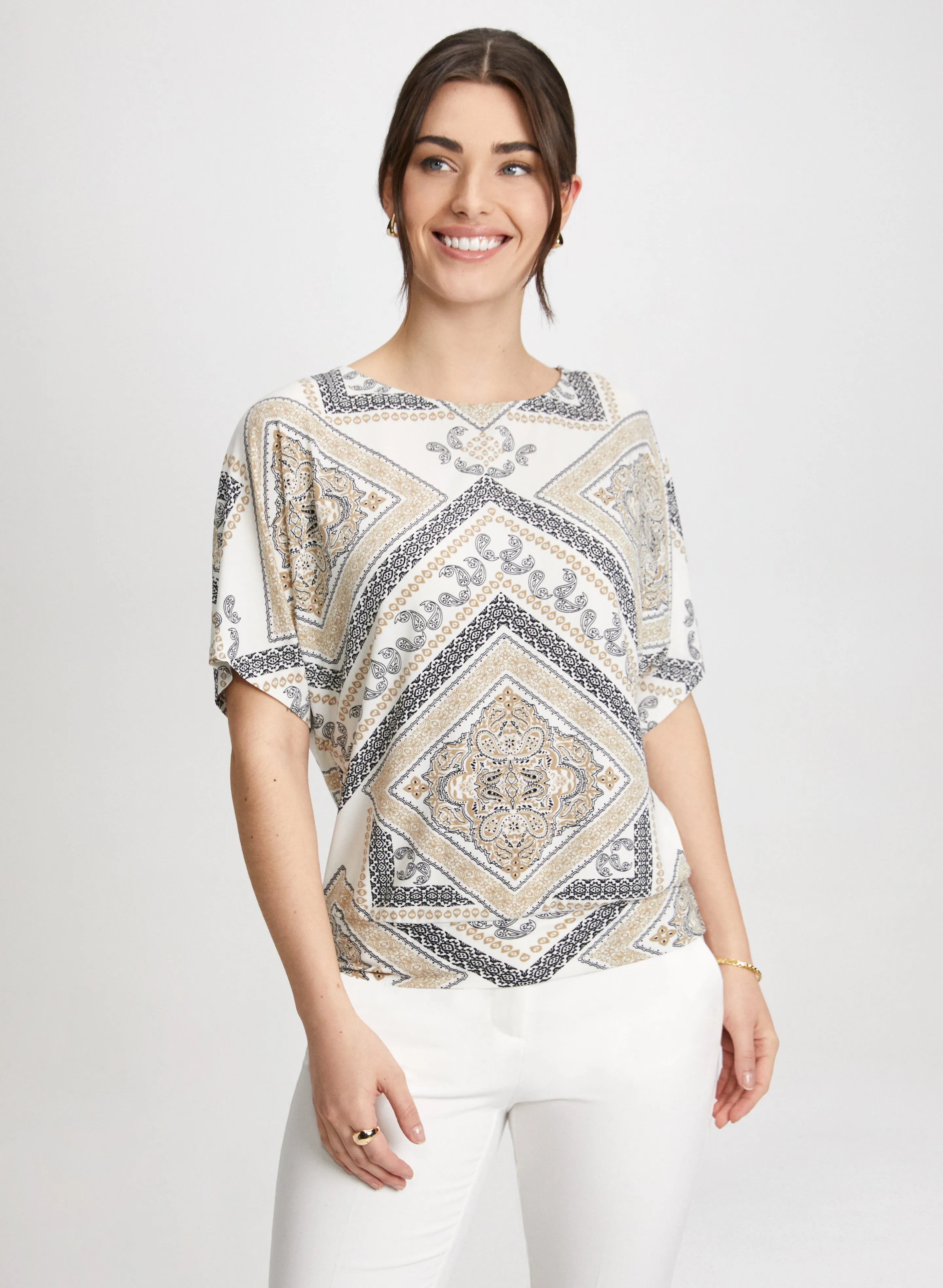 Paisley Print Top sold by Laura