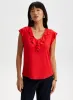 Cap Sleeve Ruffle Tee sold by Laura